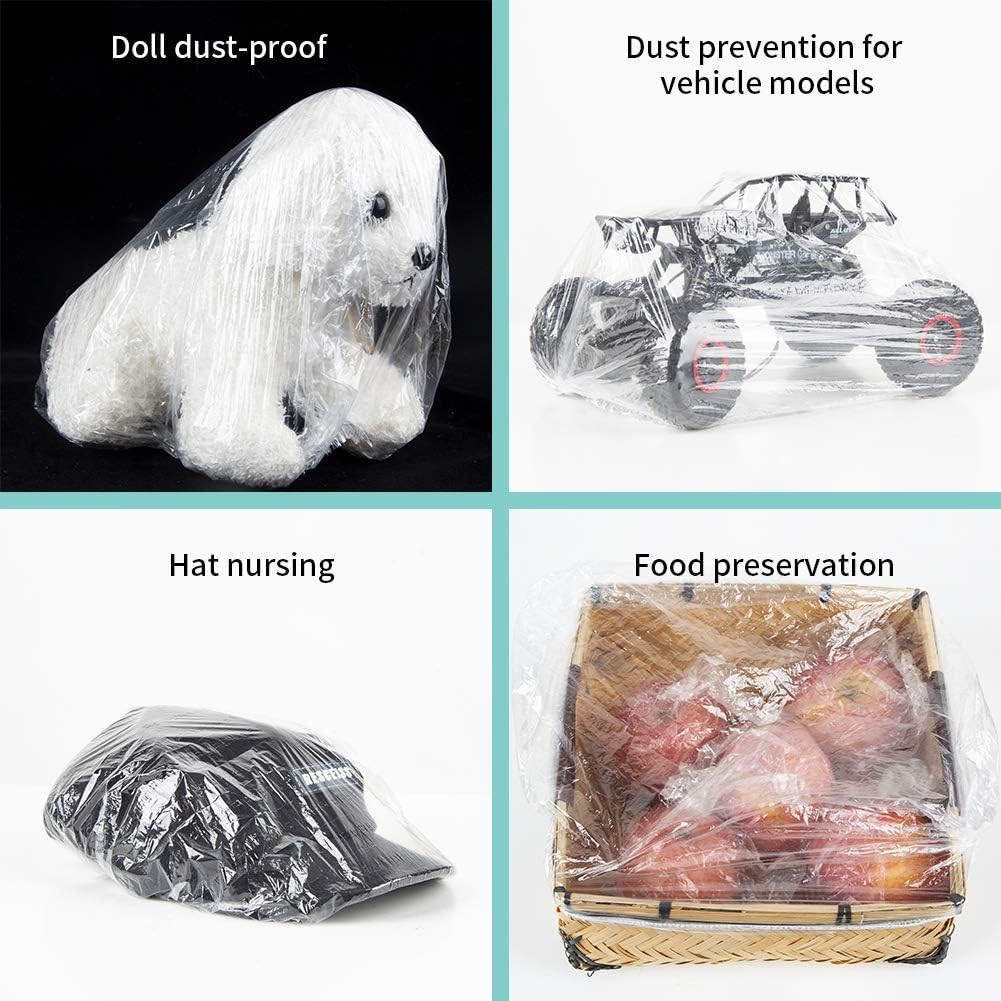 NUVO MEDSURG Disposable Shower Cap -100 Pcs (Transparent Color) image number 5