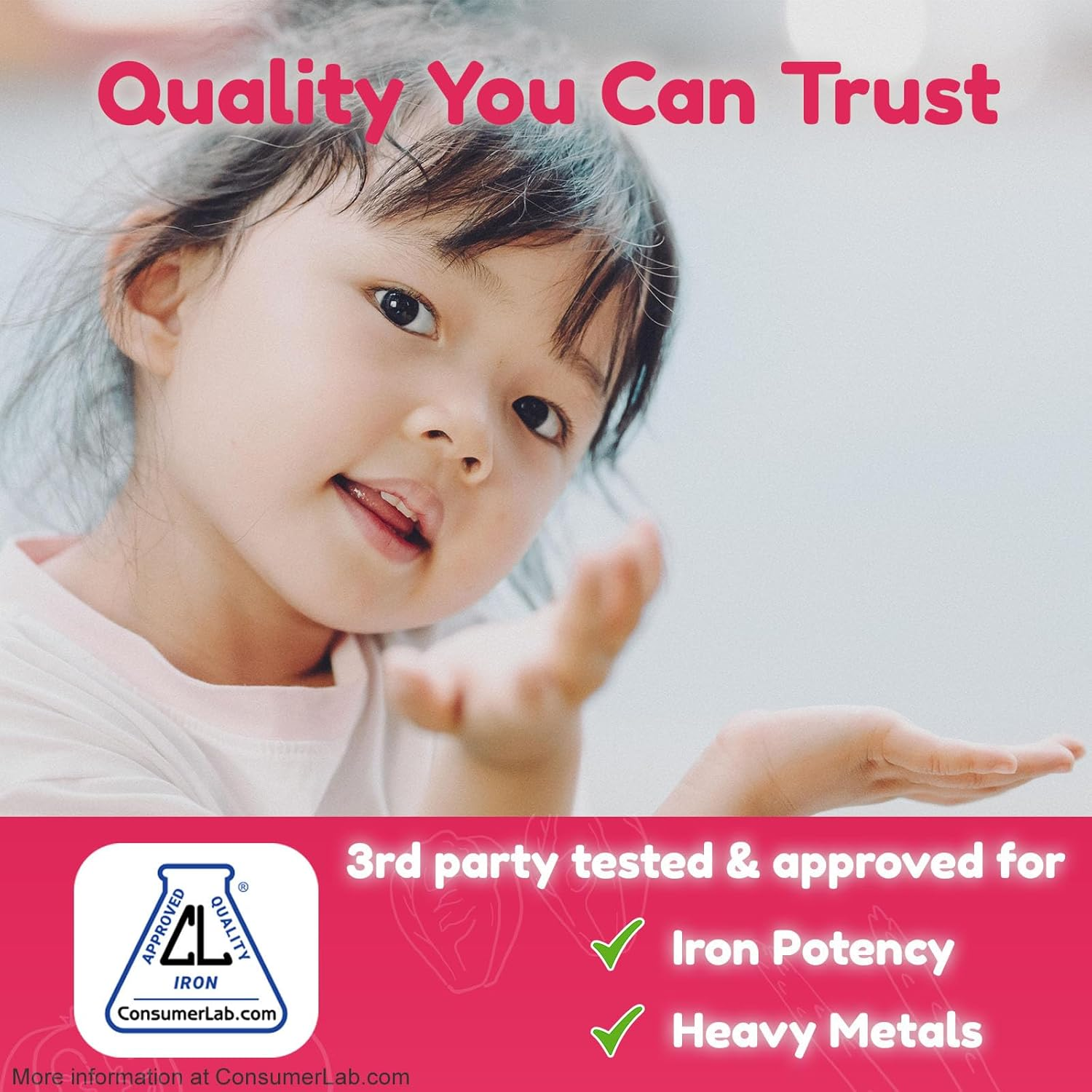 Nuvamin &ndash; Liquid Liposomal Iron Drops for Baby, Toddlers, Kids, & Adults, 2Fl.Oz (60Ml), 120 Daily Serving. Great Taste - All Natural - Vegan - Superior Absorption, Berry Flavor image number 3