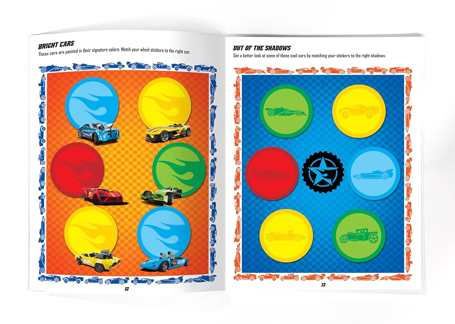 Hot Wheels Sticker Book Treasury - Activity Books for Kids, 350 Reusable Stickers, 96 Pages of Fun image number 1