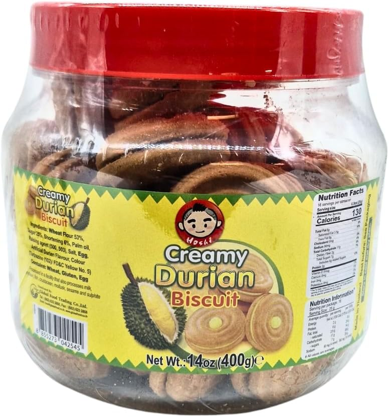 Hoshi Creamy Durian Biscuits 400G