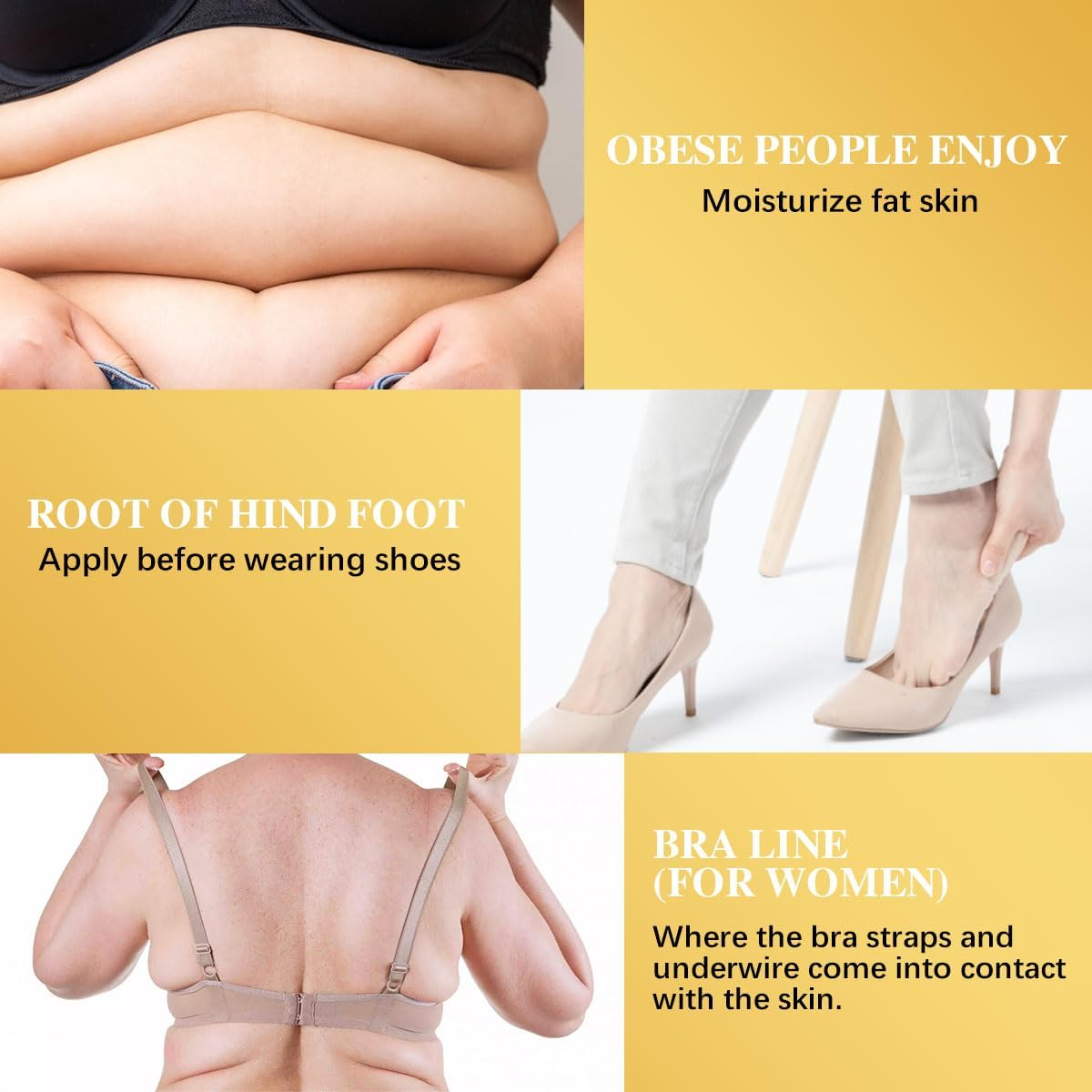 Anti Chafing Stick Chafing Cream Thigh Rescue Friction Defense anti Chafe Balm Prevent Rubbing Dry Skin for Wear, and Damage - for Feet, Chest, Buttocks, Groin, Arms, Neck -1.5 Oz image number 5