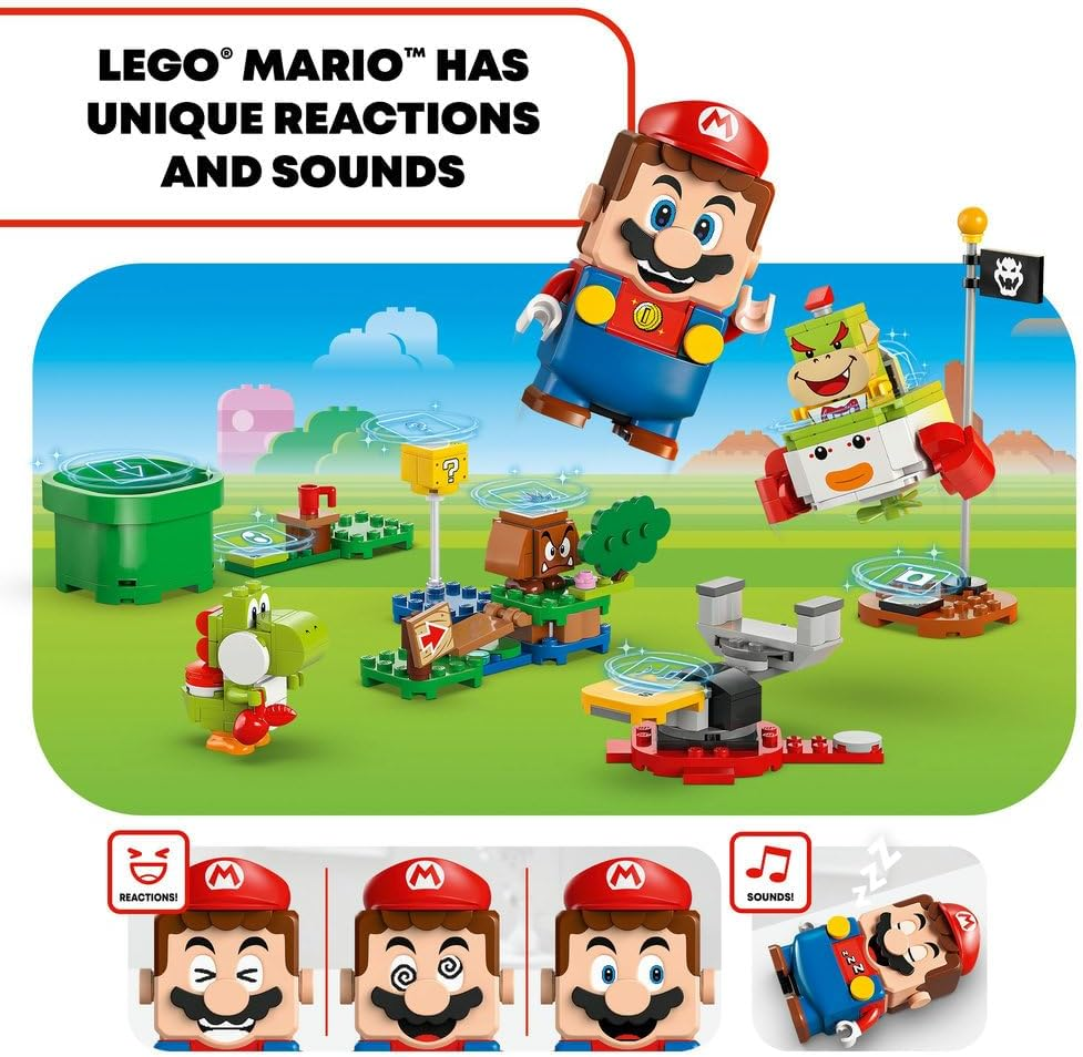 LEGO&reg; Super Mario Adventures with Interactive LEGO Mario (218 Pcs) Bowser Jr.&rsquo;S Clown Car Model, Building Set Game with Yoshi Figure, Creative Kids' Toy for Gaming Fans, 6+ Year Old Boys & Girls 71439