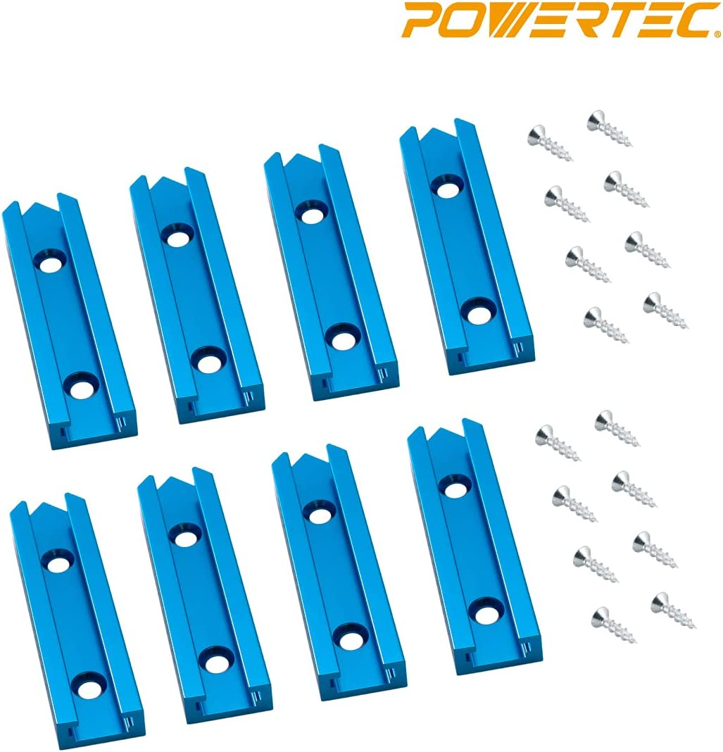 POWERTEC 71704 T-Track Intersection Kit with Mounting Screws, 2 Sets image number 2