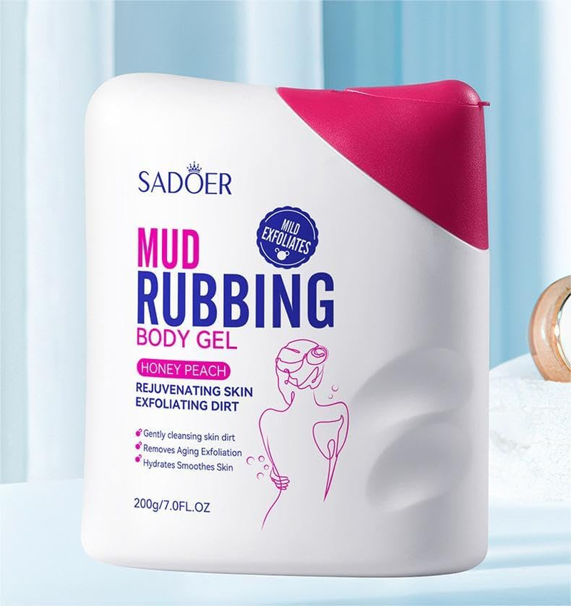 Honey Peach Rubbing Mud Bath Treasure, Decontamination and Oil Control Cleaning Matte Cream, Mud Bath Treasure, Matte Cream (Honey Peach Rubbing Mud Bath Treasure 200Ml) image number 2