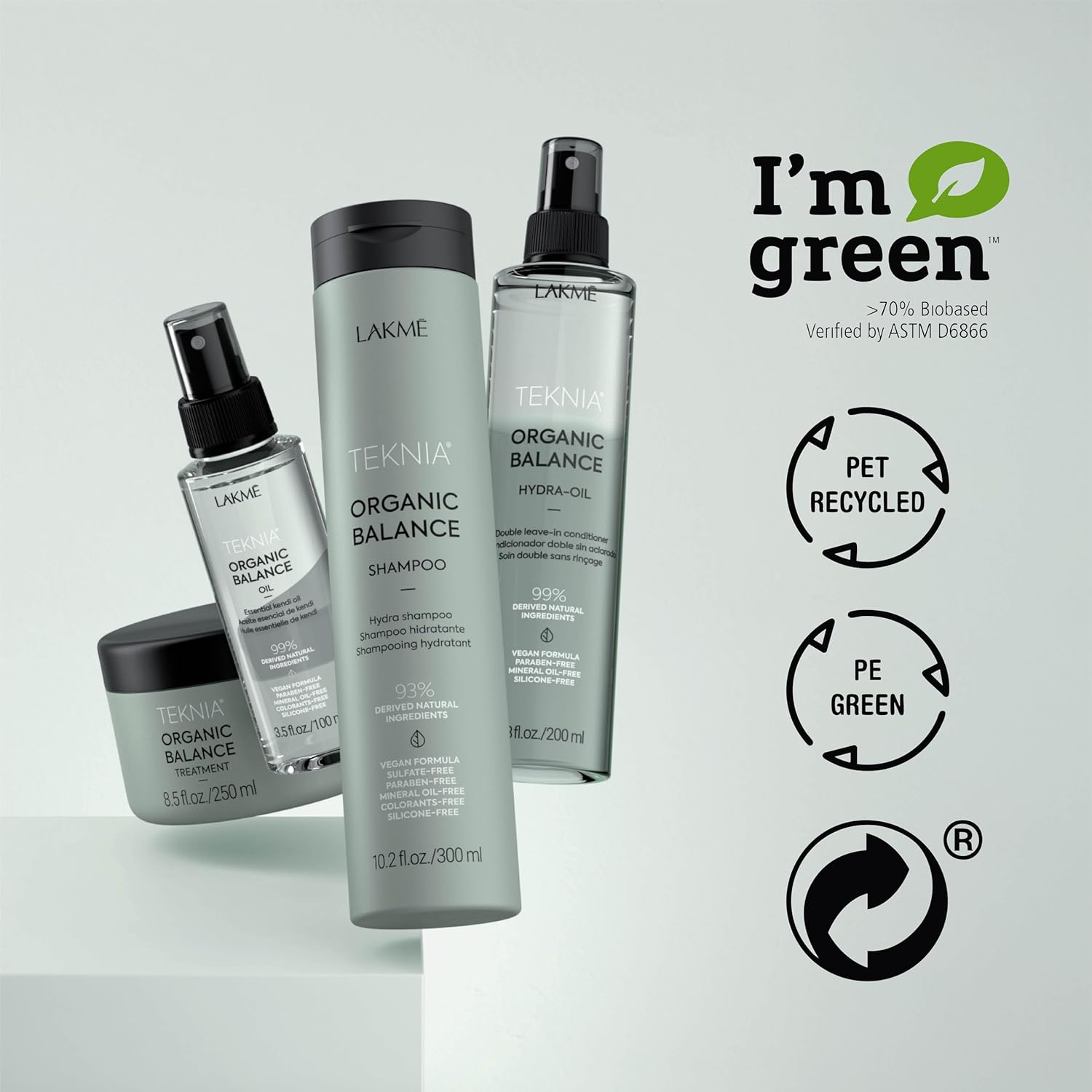 Lakme Teknia Organic Balance Hair Shampoo 300 Ml image number 2