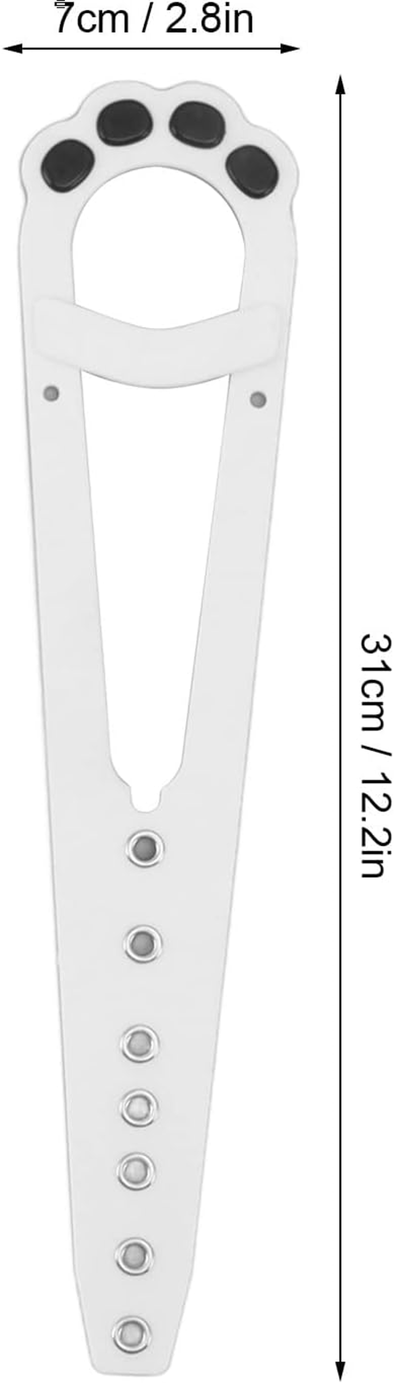 Cat Door Holder Latch, Easy to Install PE Stainless Steel Pet Latch for Home (White) image number 1