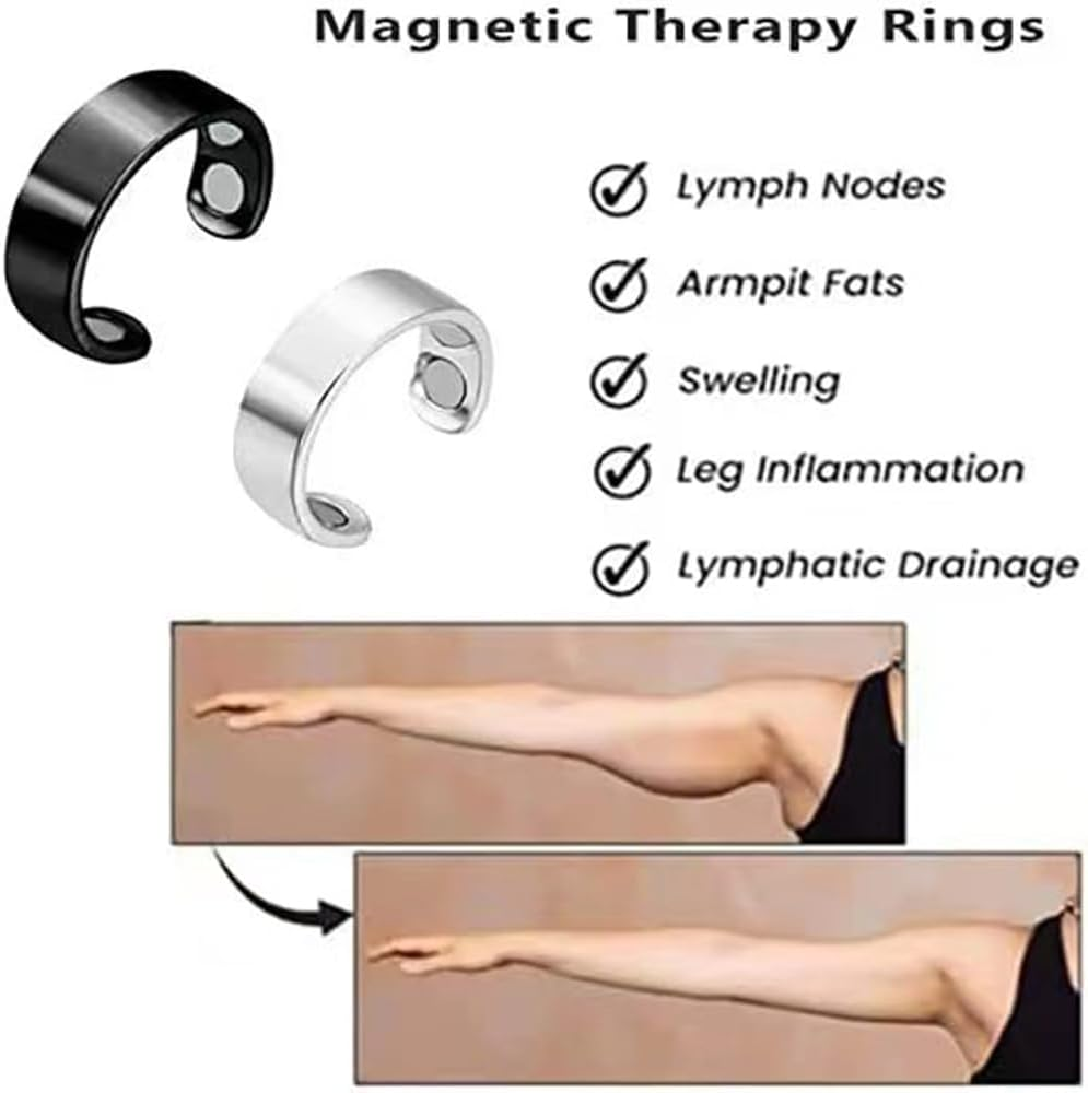 Olux Ring - Magnetic Weight Loss Ring for Women and Men, Acupressure Lymphatic Drainage Therapy image number 4