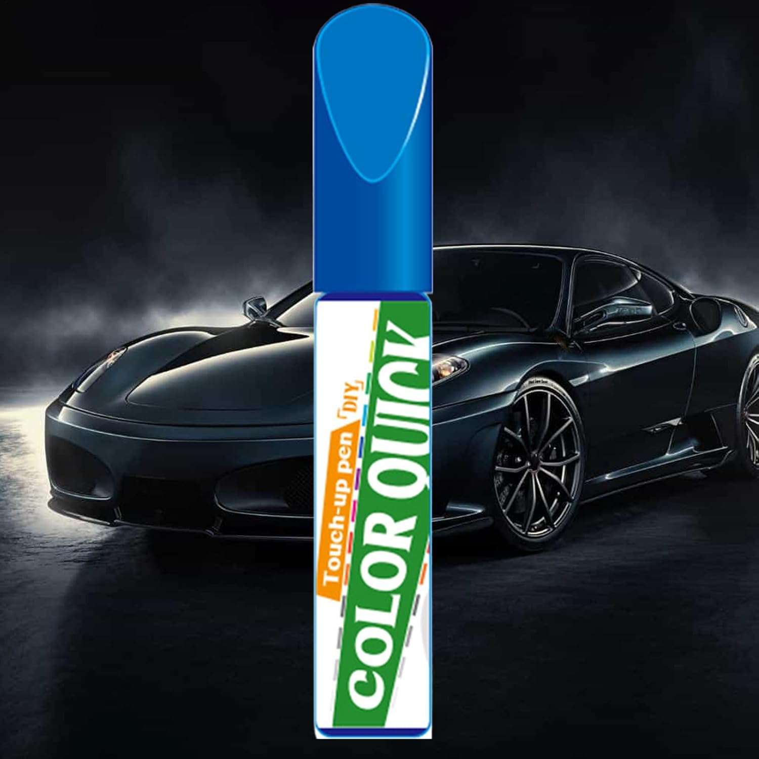 Car Scratch Pen - Car Paint Scratch Pen Color Exact Match - Quick Drying 12Ml Automotive Remover Blemish Quick Fix for Rim Wheel Bumper Exterior - Black image number 5