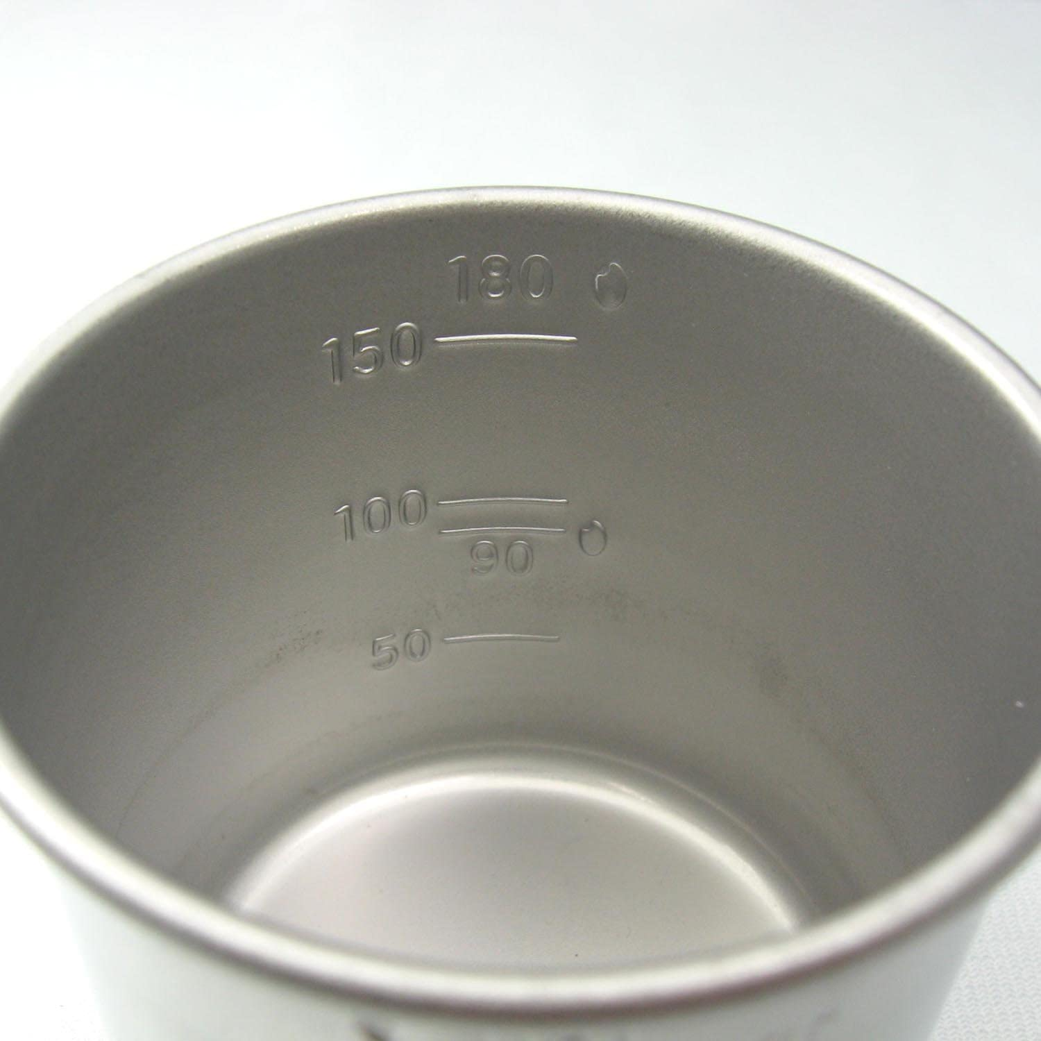 Daiso Japanese Rice Measuring Cup(180Cc = 1 Gou Cup) Stainless Steel