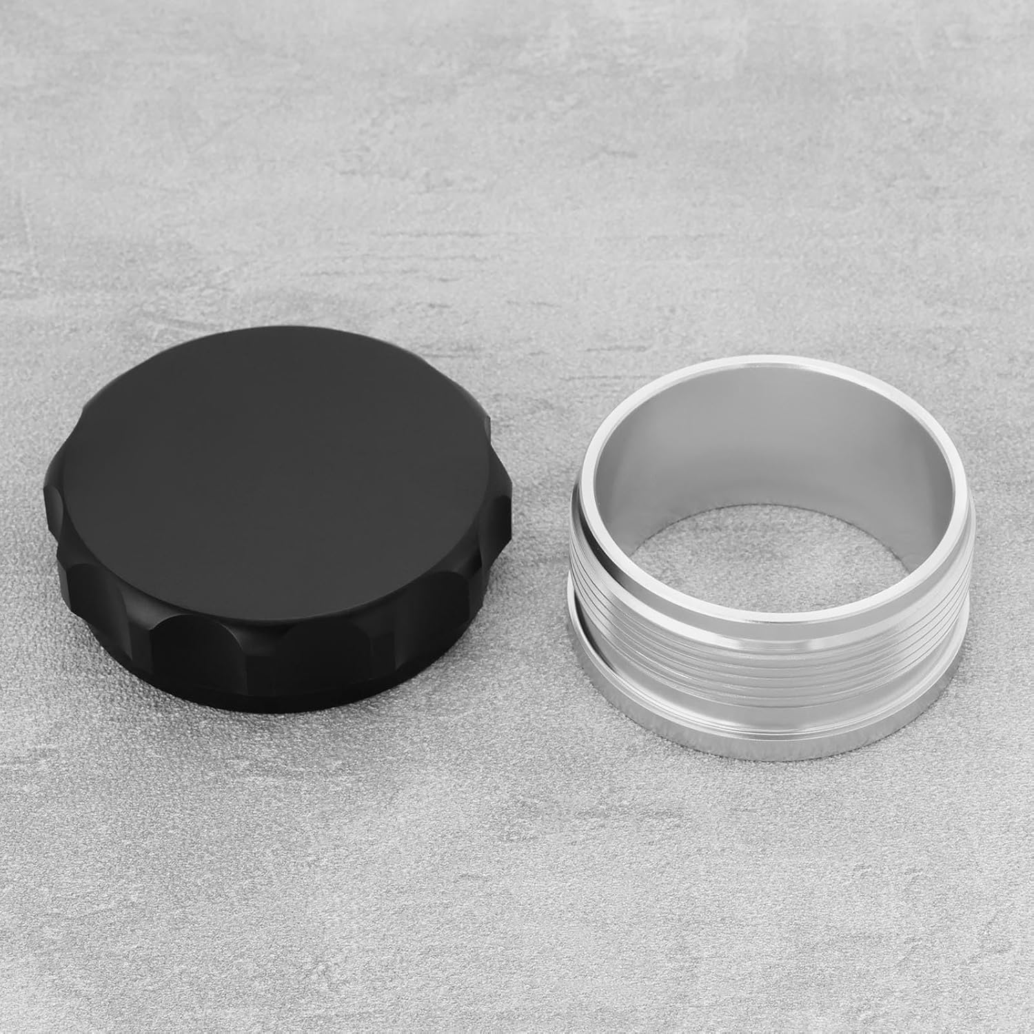 YINETTECH 2 Inch ID 51Mm Aluminium Alloy Fuel Tank Cover Weld Billet on Filler Neck with Cap Oil Fuel Water Tank Reservoir Cap Car Weld on Filler Neck Cap Oil Fuel Tank Black image number 6