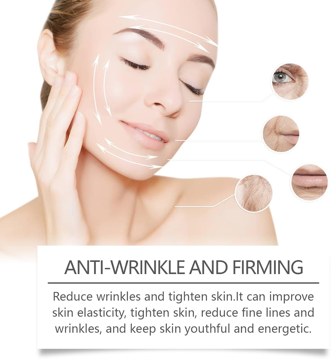 Liquid Solution Face Cream, Stock Solution Facial Serum, anti Aging Serum, Fade Fine Lines Essence, Liquid Wrinkle Reduction for Face and Neck (2PCS) - 2Pcs image number 3