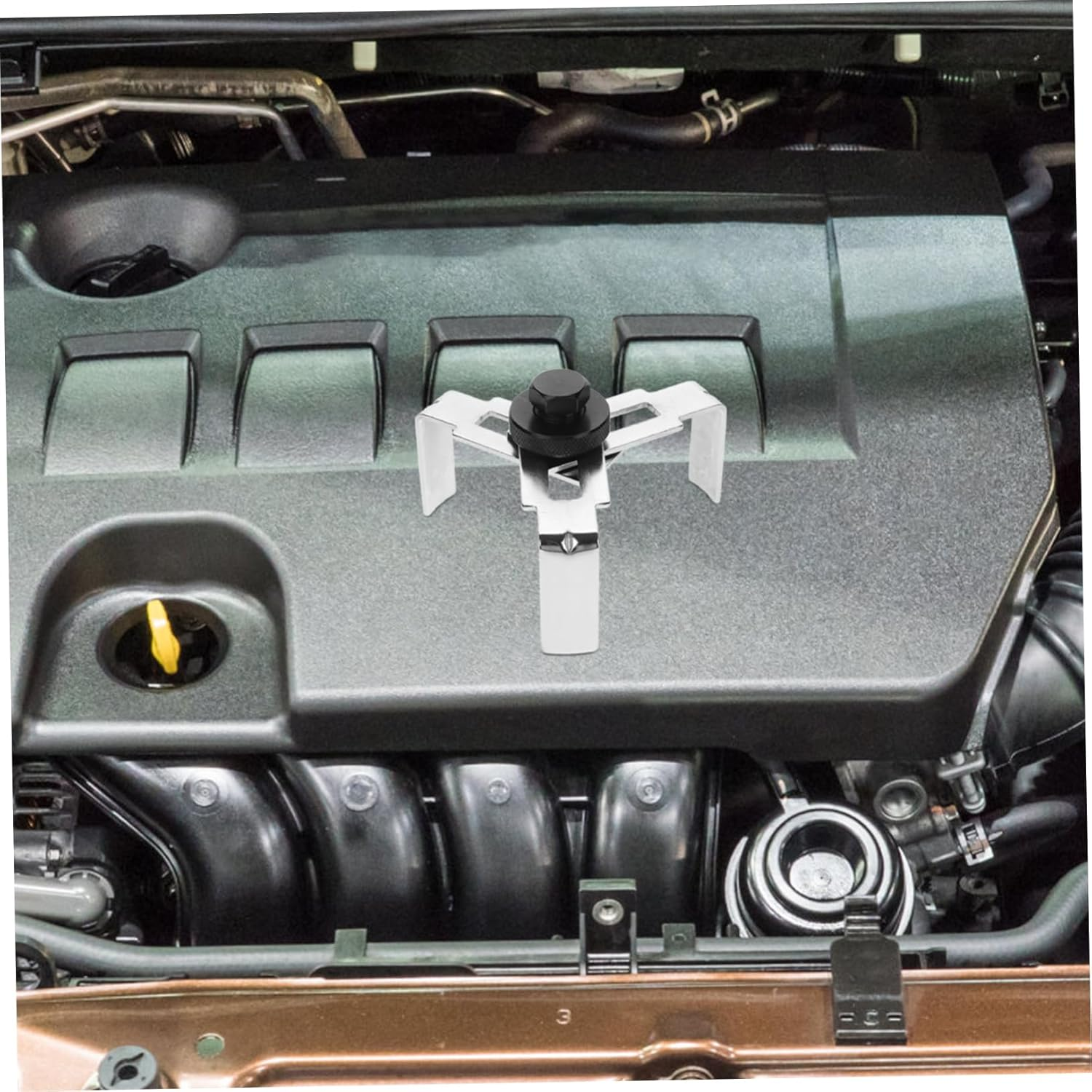 Beatifufu Heavy Duty Oil Filter Wrench for Automotive Fuel Tank Cap Spanner Oil Filter Removal Tool Wrench Compatible image number 6