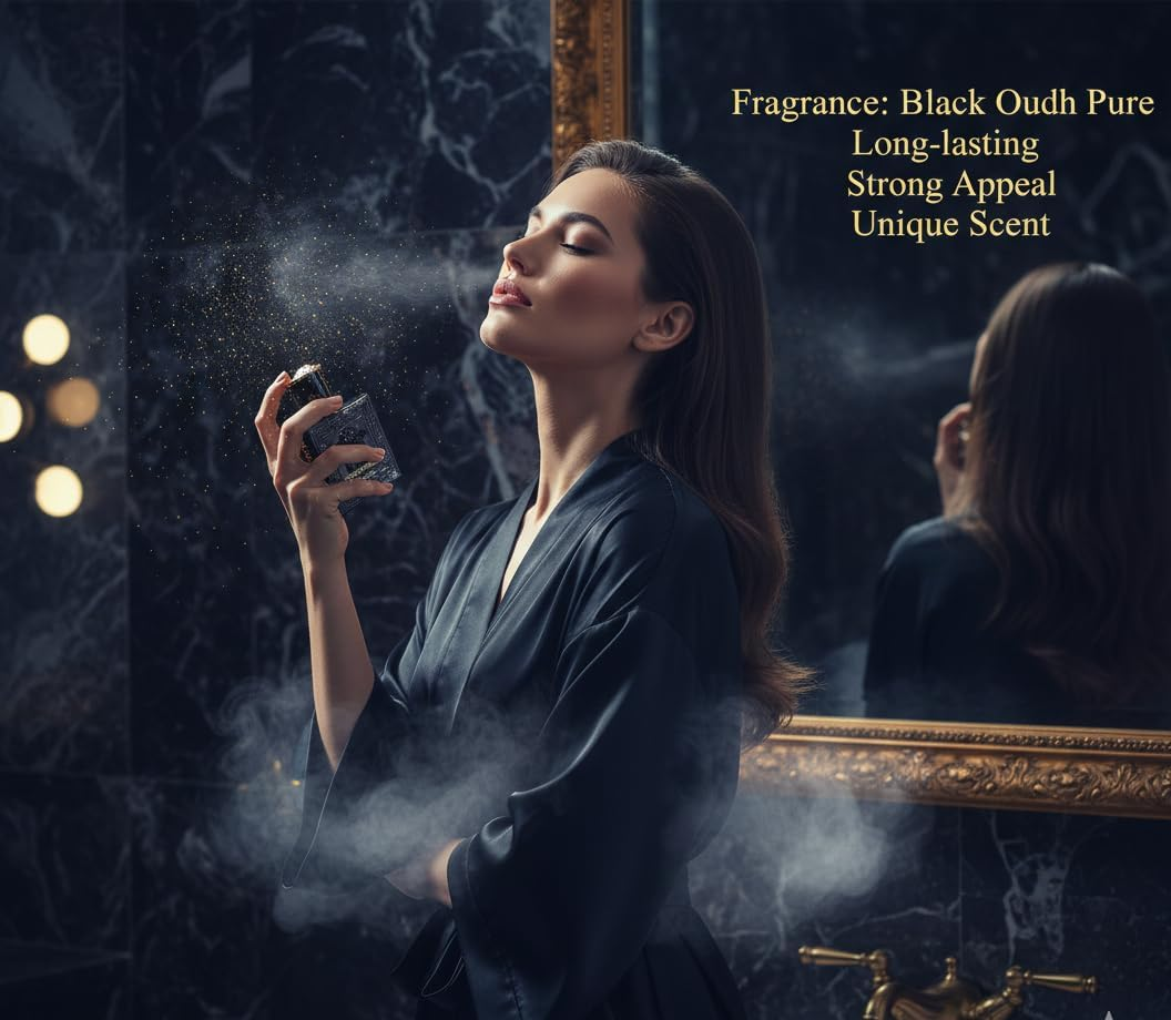 Well Bell Black Oudh Extrait De Parfum | Long-Lasting Luxury Oud Fragrance | Unisex Perfume for Men & Women | Strong & Unique Scent | 50 Ml (1.7 Fl Oz) image number 5