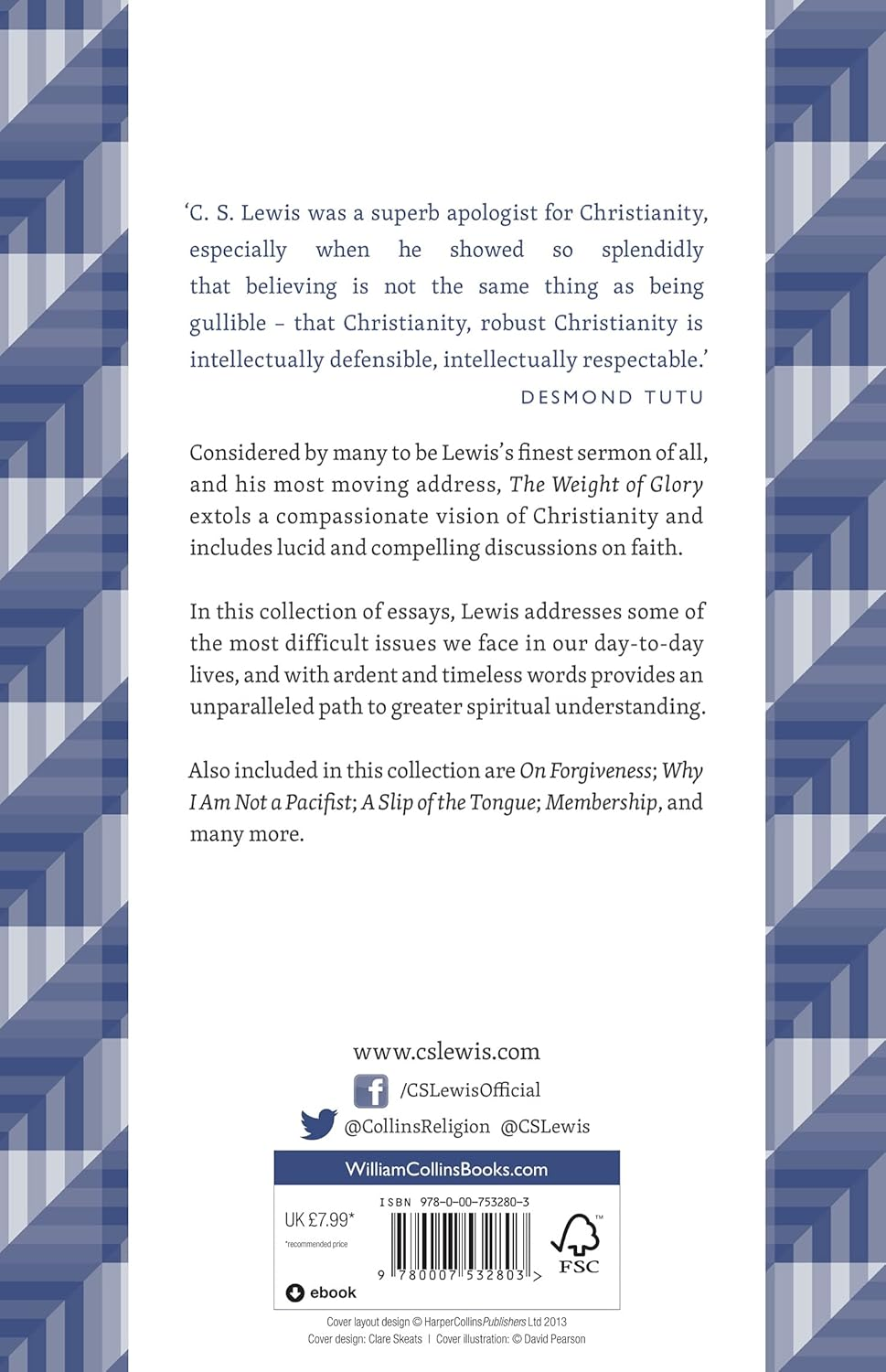 The Weight of Glory: a Collection of Lewis' Most Moving Addresses image number 5