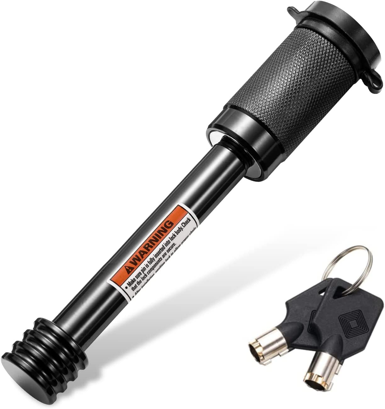 CZC AUTO Hitch Receiver Pin Lock, Trailer Receiver Lock with 5/8" Pin for Class III IV 2" and 2-1/2" Receiver, for Hitch Bike Rack Tray Ball Tow Rope for Trailer Truck Car Boat (1 Pack, 5/8 Inch Pin) image number 6