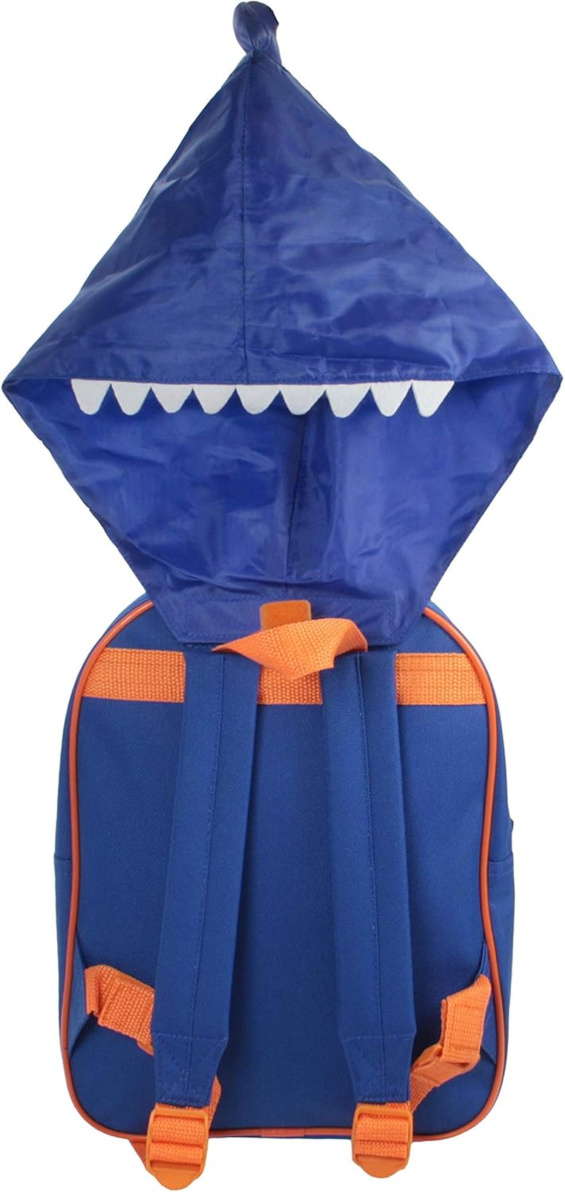 George Pig Underwater Shark Hooded Pocket Backpack Blue, Blue, 6.5 Litres, Adventure image number 3
