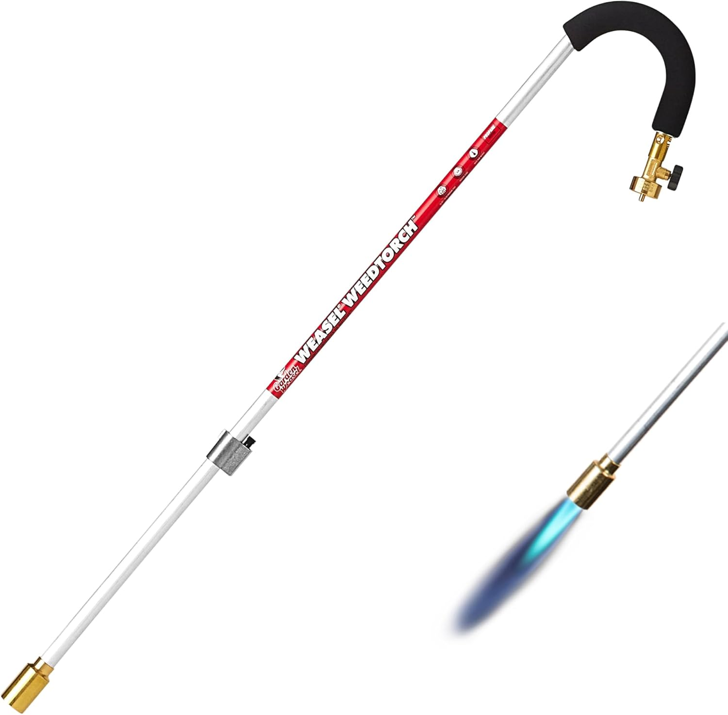 Garden Weasel Weedtorch | Weed Burner with Integrated Lighter | Propane Fire Starter, Torch for Weeds | 98007-A image number 2