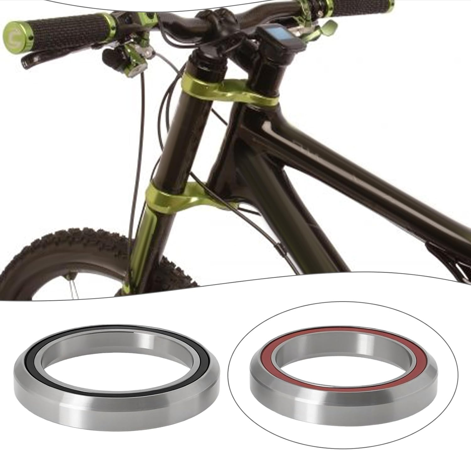 SG Store 2Pcs Headset Bearing MH-P08H7 MH-P22 Compatible with Cannondale Supersix & Evo Compatible with Carbon Synapse Compatible with CAADX Bikes