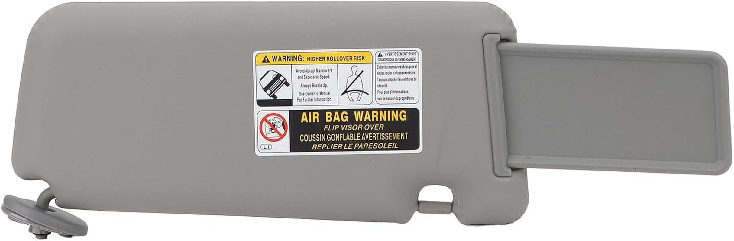 Left Driver Side Sun Visor for RAV4 2004 to 2005, OE # 7432042420B0, Sunvisor Replacement with Makeup Mirror, Automotive Sun Visor, Multifunctional Sun Shade Visor image number 2