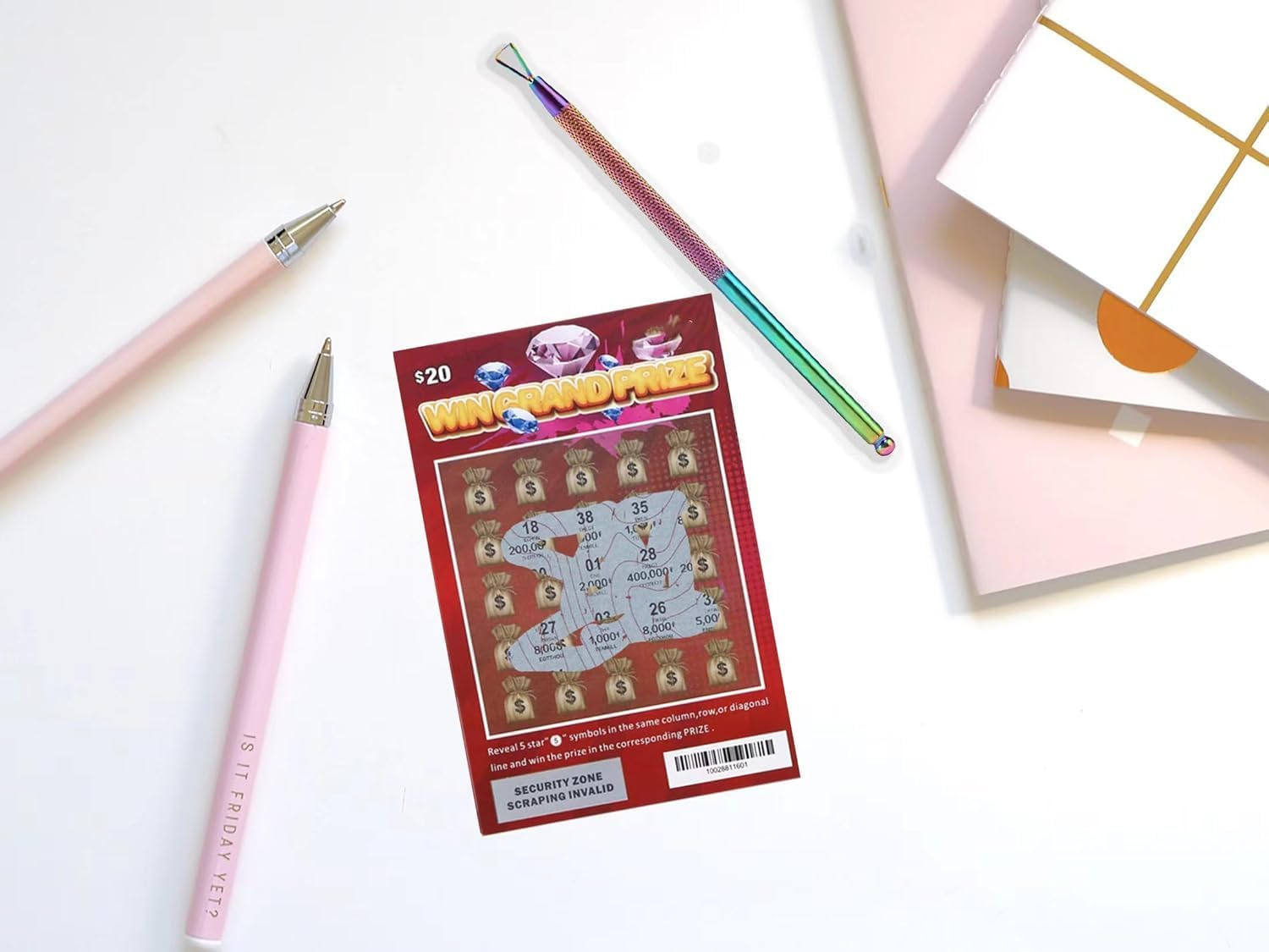 WADY 3PCS Lottery Ticket Scratcher Tool, Scratch off Tool, Lotto Scratcher Tool, Scratch Ticket Scratcher Tool, Lotto Scratcher Label Scraper,Scraping Tool for Tickets Stickers Labels Films (Colorful) image number 4