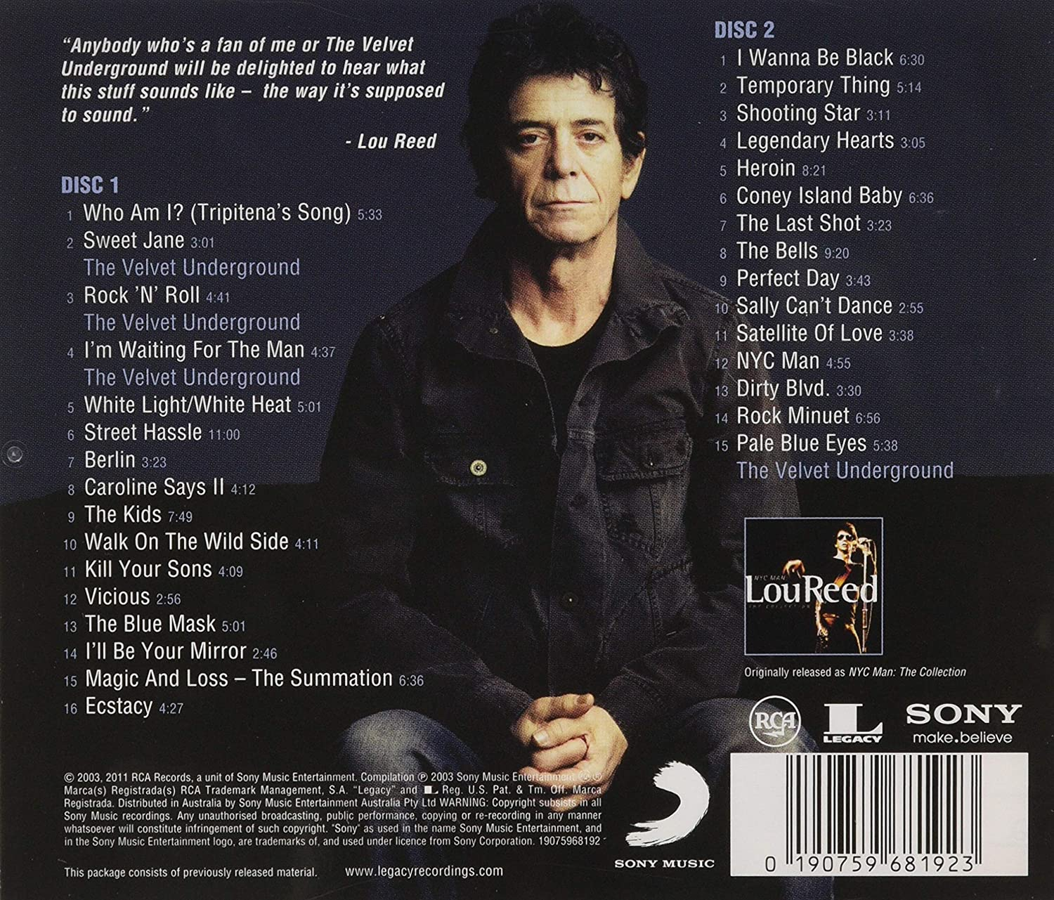 Essential Lou Reed [Sony Gold Series]