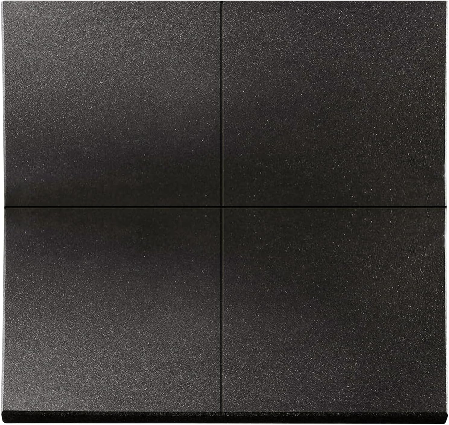 Gym Mat Flooring - Heavy Duty Rubber Mat for Gym Exercise - Premium Slip-Resistant, Shock Absorbent, Solid Rubber Matting for Gymnastic, Sports & Fitness - 1M X 1M with 15MM Thickness