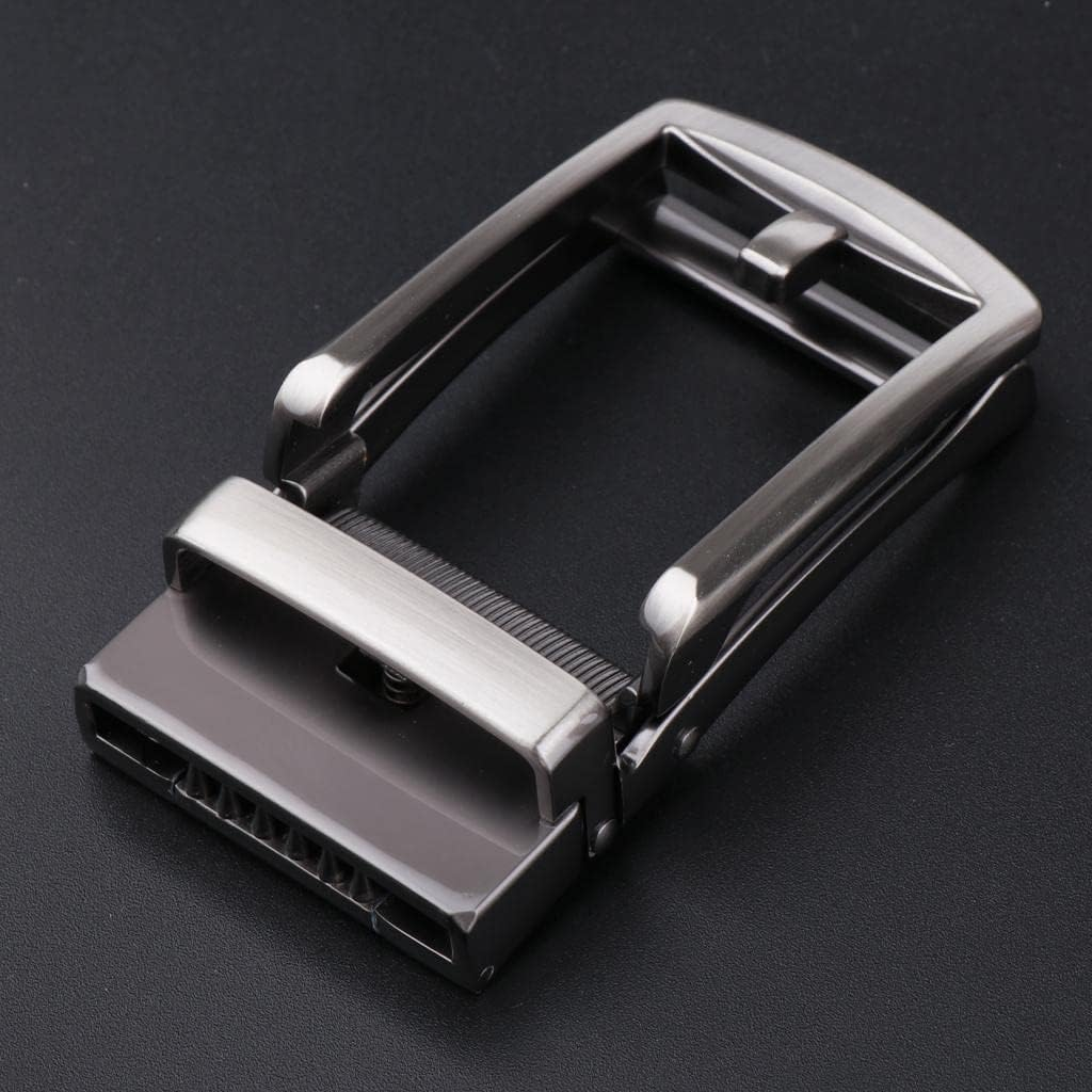 NC Premium Automatic Belt Buckle Replacement Ratchet Belt Slide Belt Accessory - Gunmetal Gray, 8X4X2Cm image number 1