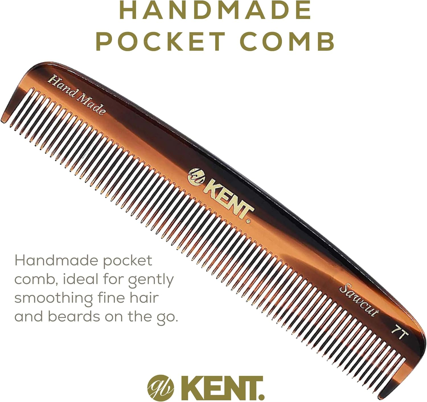 Kent Pocket Hair Comb, 136 Mm Length image number 2