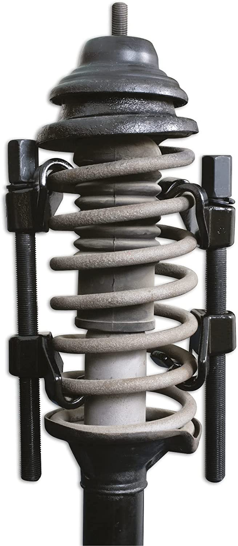 2 Pack 380Mm Coil Spring Compressor Kit Universal Heavy Duty Auto Suspension Clamp Tool Set image number 2