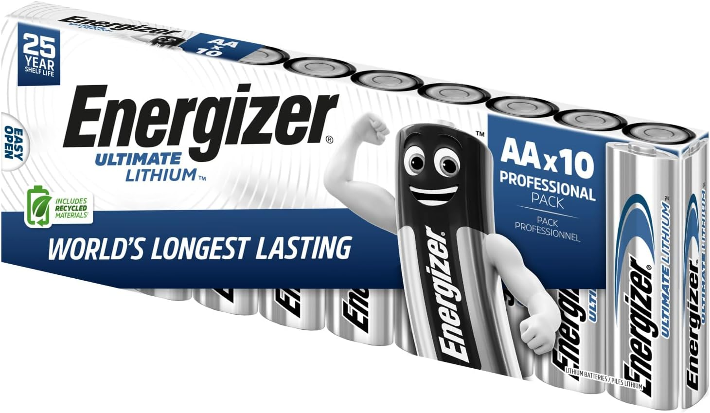 Energizer Battery AA/LR6 Ultimate Lithiu 10-Pack 636900 (10-Pack) image number 6