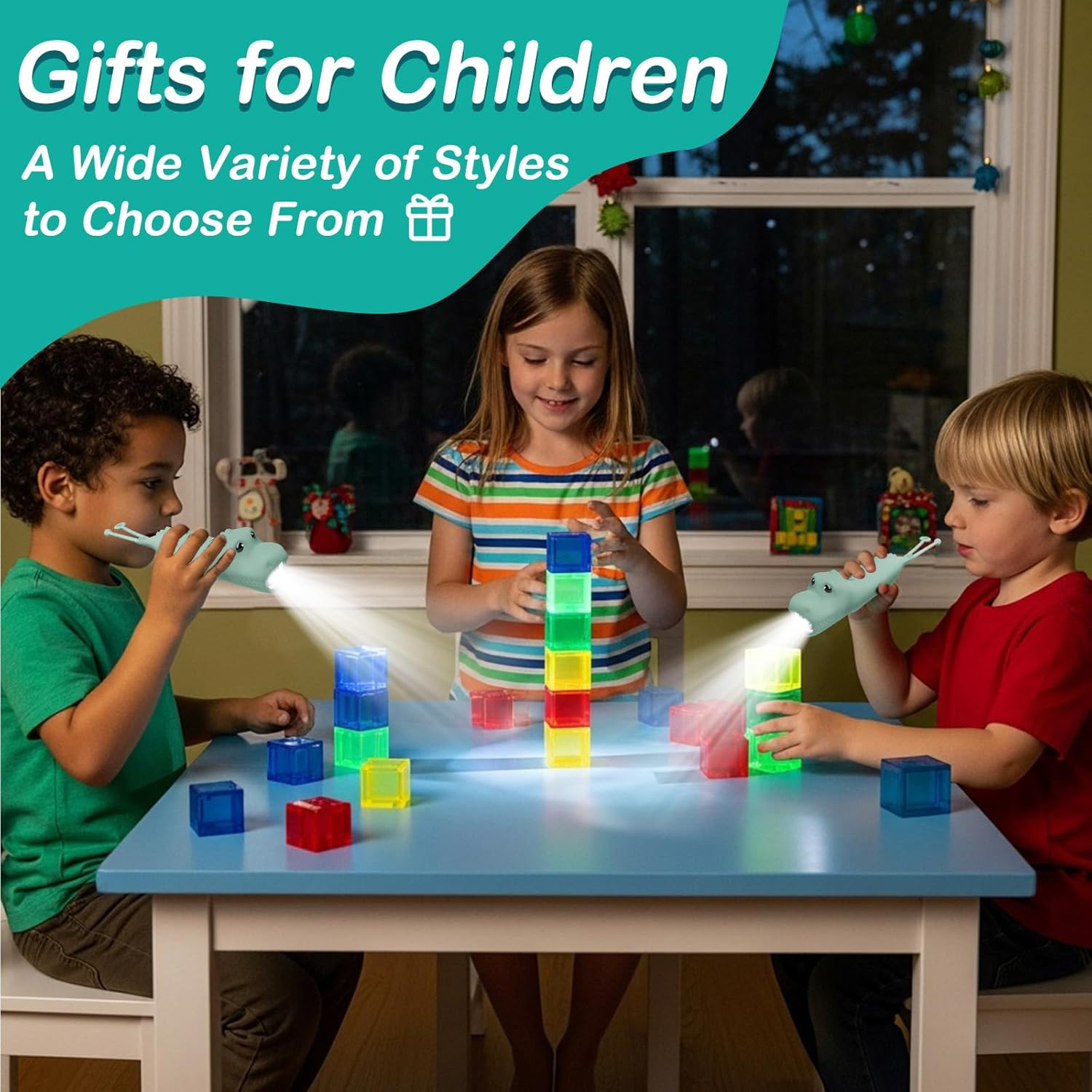 LOVERUIS Rechargeable LED Torch for Camping Children (Torch Dino) image number 6