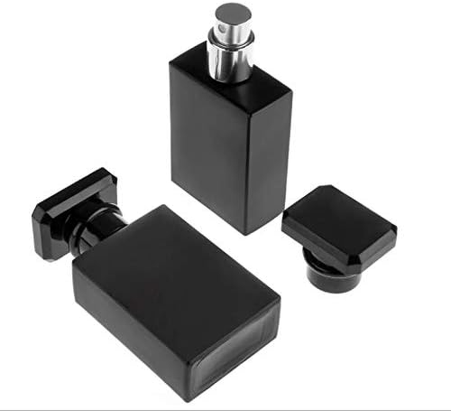 Black Perfume Bottle 30Ml Empty Atomiser, Black, 30Ml image number 2