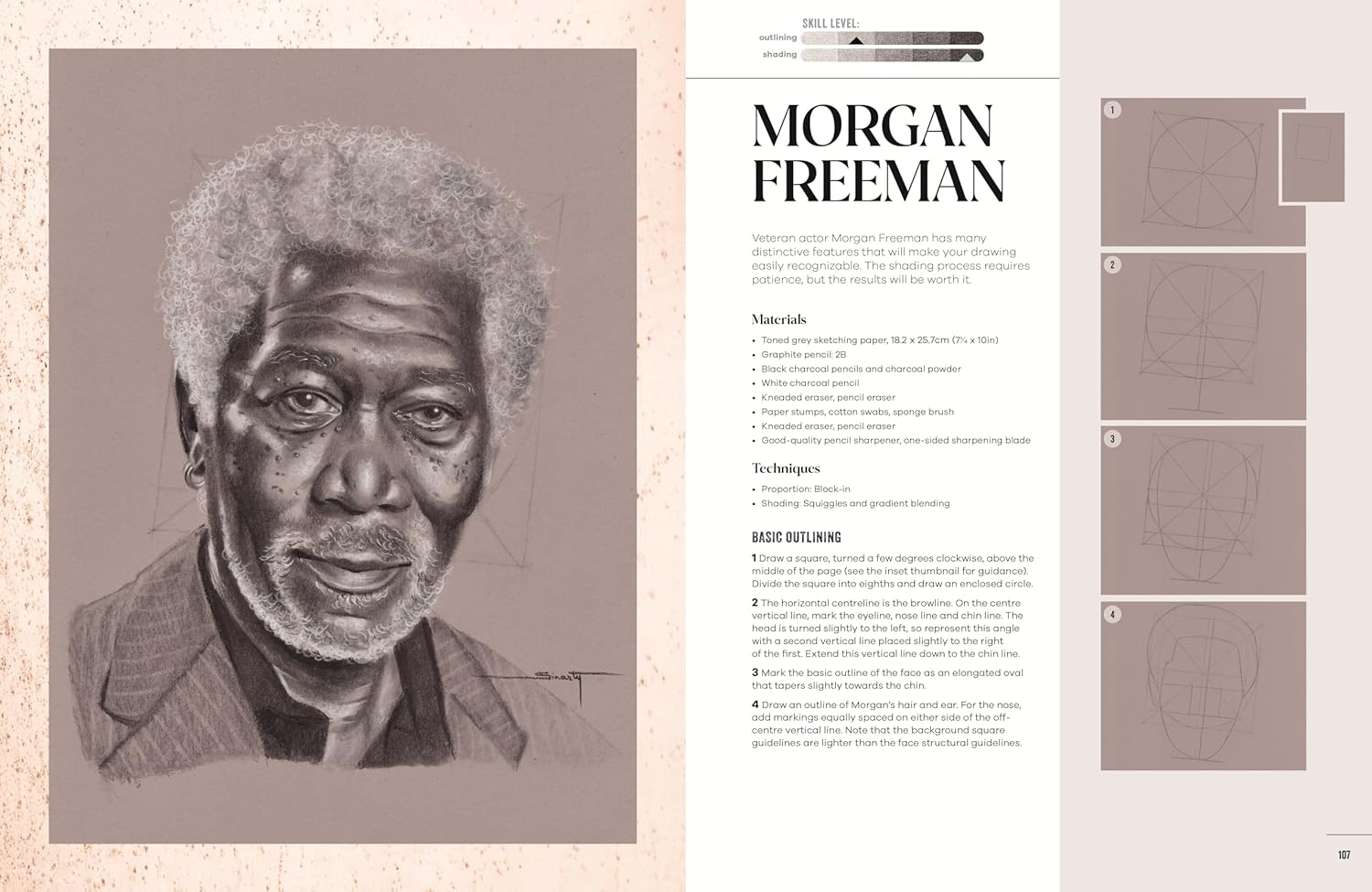 Step-By-Step Portraits from Simple Shapes: a Beginner'S Guide to Drawing Faces and Figures in Proportion image number 5