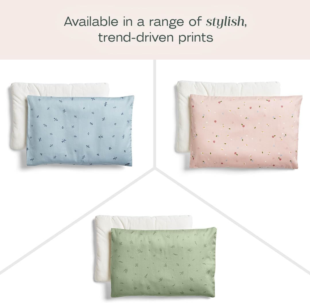 Ergopouch Organic Toddler Pillow and Case, Dragonflies image number 2