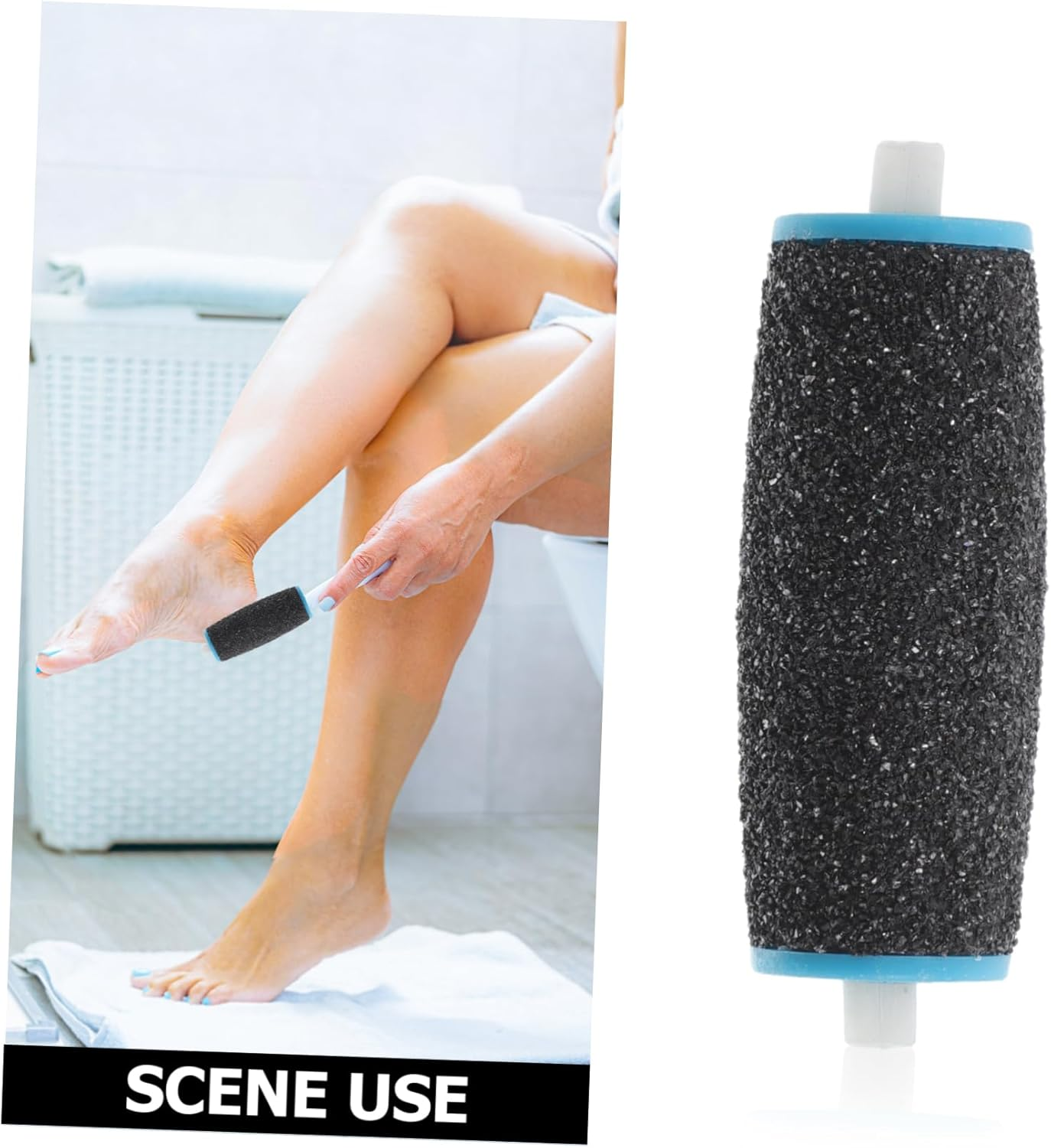 COLLBATH 10Pcs Foot File Replacement Heads Callus Remover Roller for Pedicure Accessories Dead Skin Removal Tool image number 3