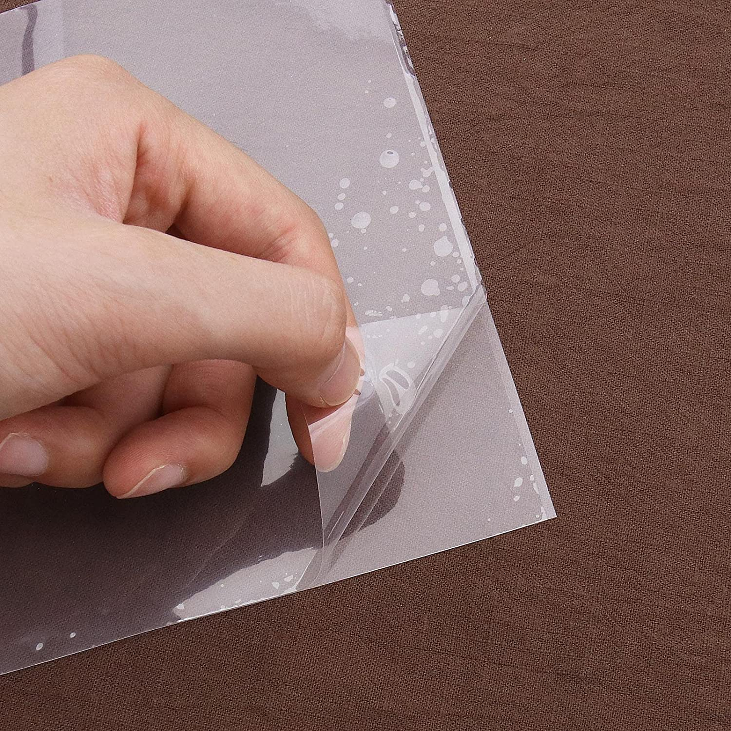 Emsea 5Pcs FEP Film Transparent with Yellow Scraper for 3D Printer Creality LD002R