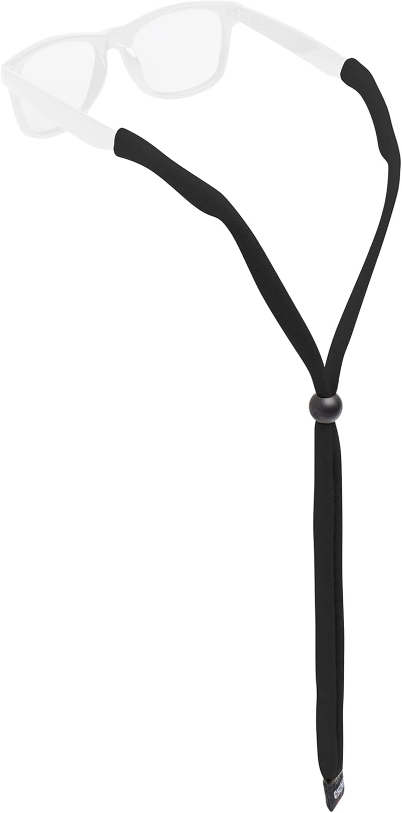 Chums Original Large Frame Cotton Retainer - Unisex Eyewear Keeper for Sunglasses - Made in USA (Large-End, Tangerine)