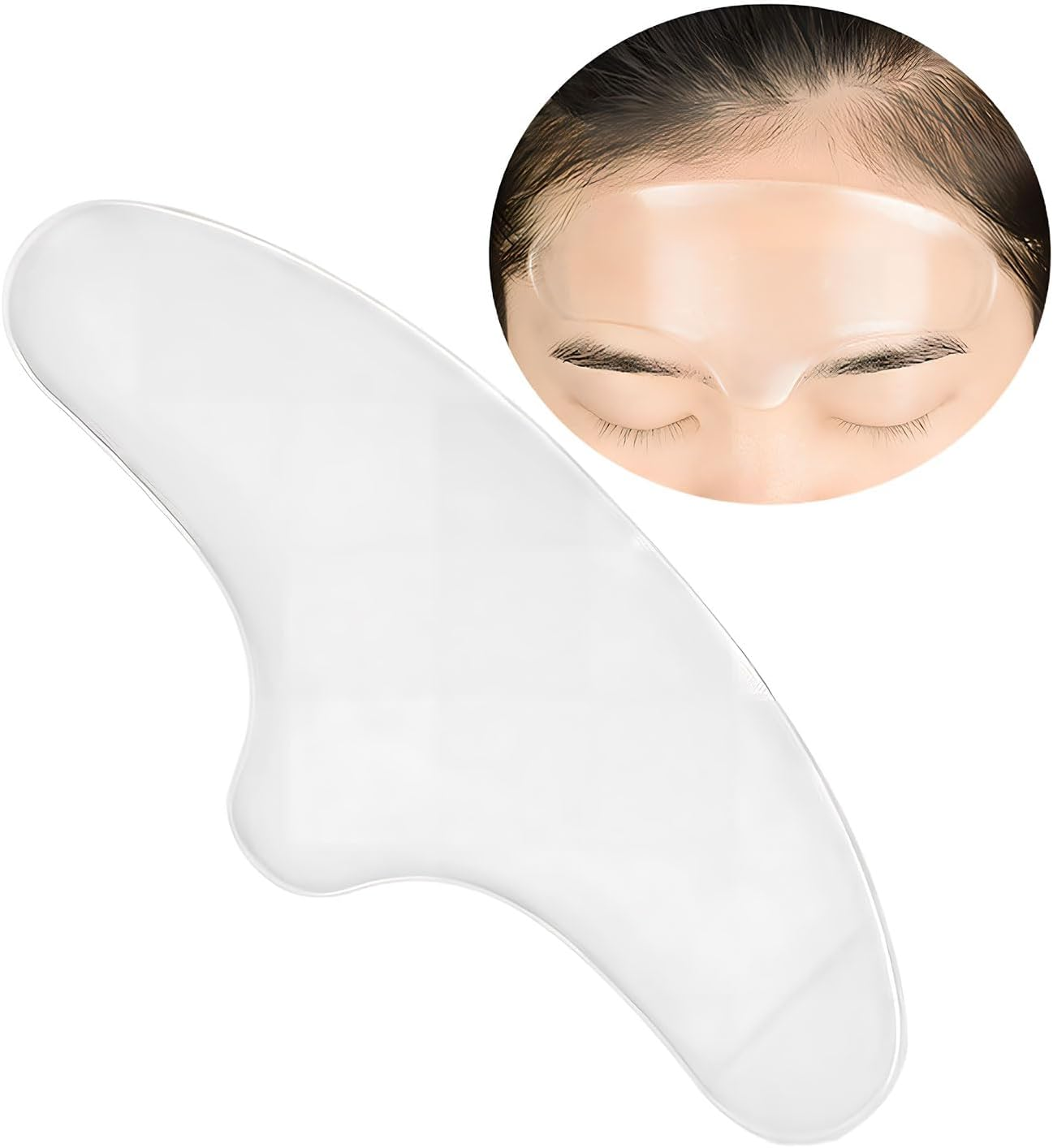 18Pcs Wrinkle Patches, Reusable Face Tape, Face/Chest/Neck Silicone Patches Set, Facial Patches for Facial Lifting, Anti-Wrinkle, Reducing Fine Lines and Firming the Skin