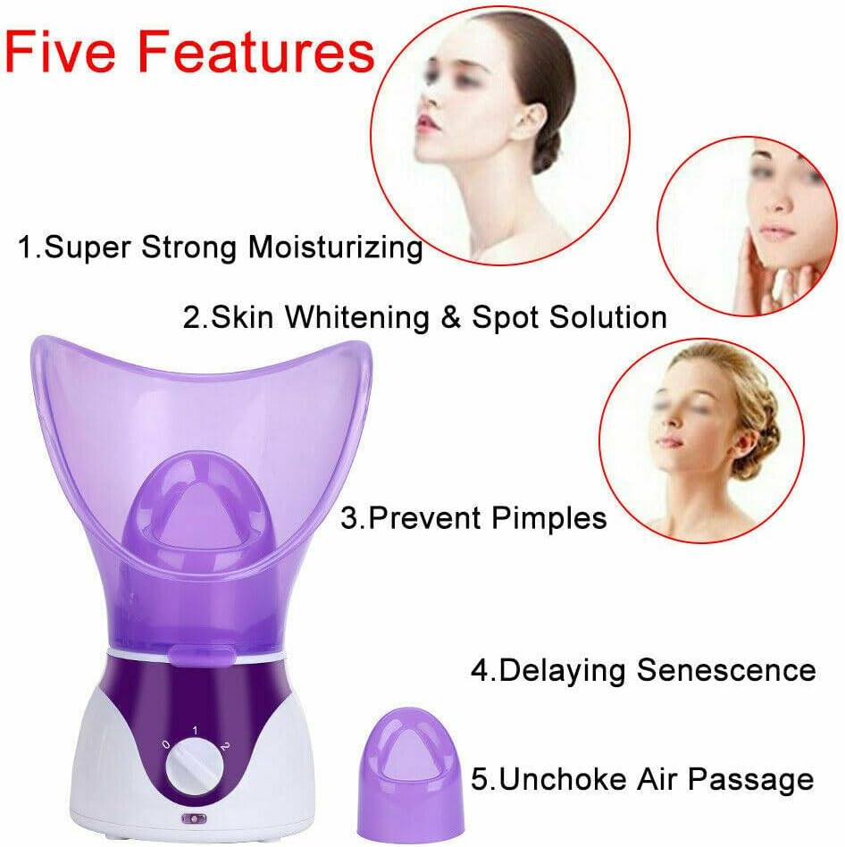 LEDON Face Steamer for Home Spa - Pore Cleansing & Blackhead Removal, Hydrating Facial Sauna, Anti-Aging & Acne Treatment, Therapeutic Steam for Skin, Aromatherapy, 130W image number 4