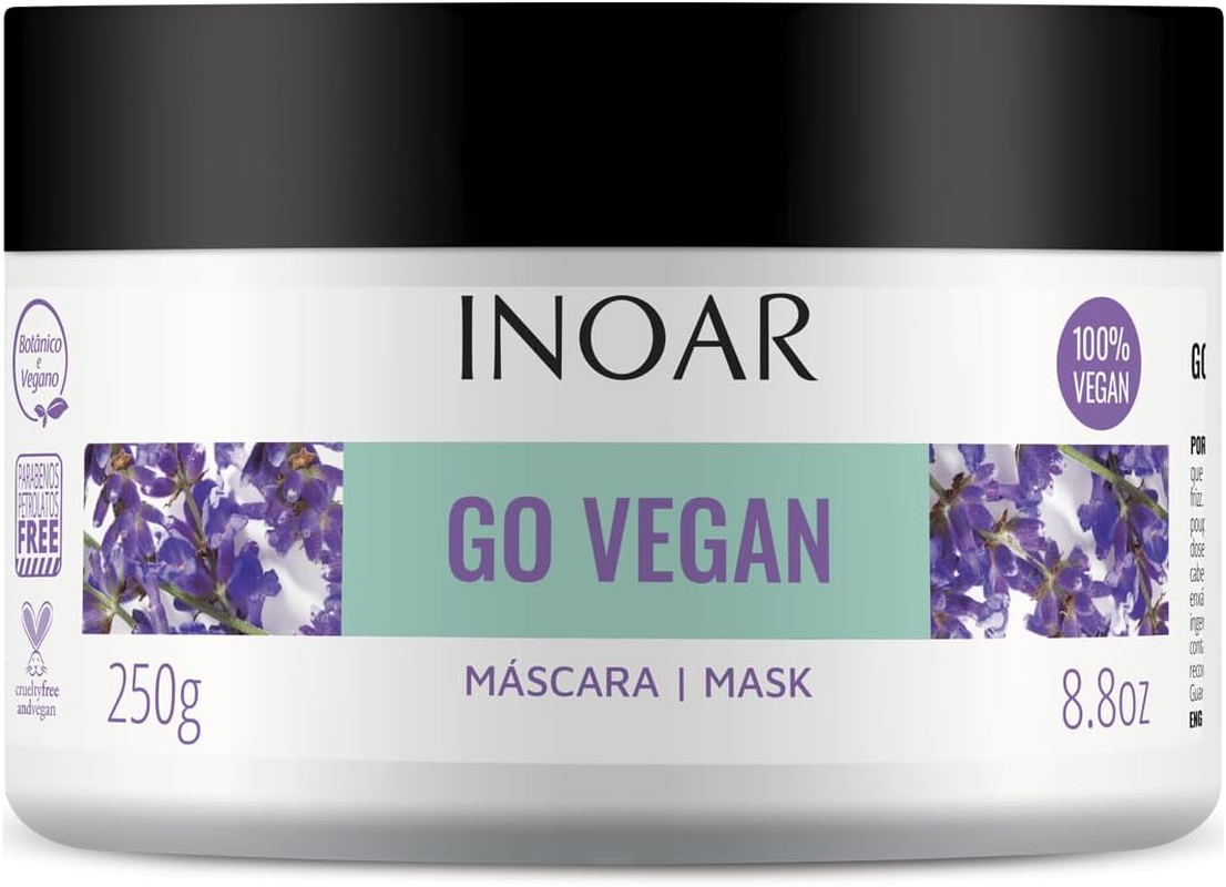 Inoar Go Vegan anti Frizz Hair Mask 250G image number 1