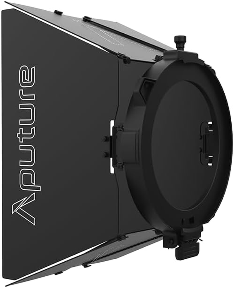 Aputure CF4 Barn Doors - 8-Blade Light Control Attachment for CF4 Fresnel, Beam Shaping & Scattered Light Control, Compatible with Standard 5" Scrims image number 1