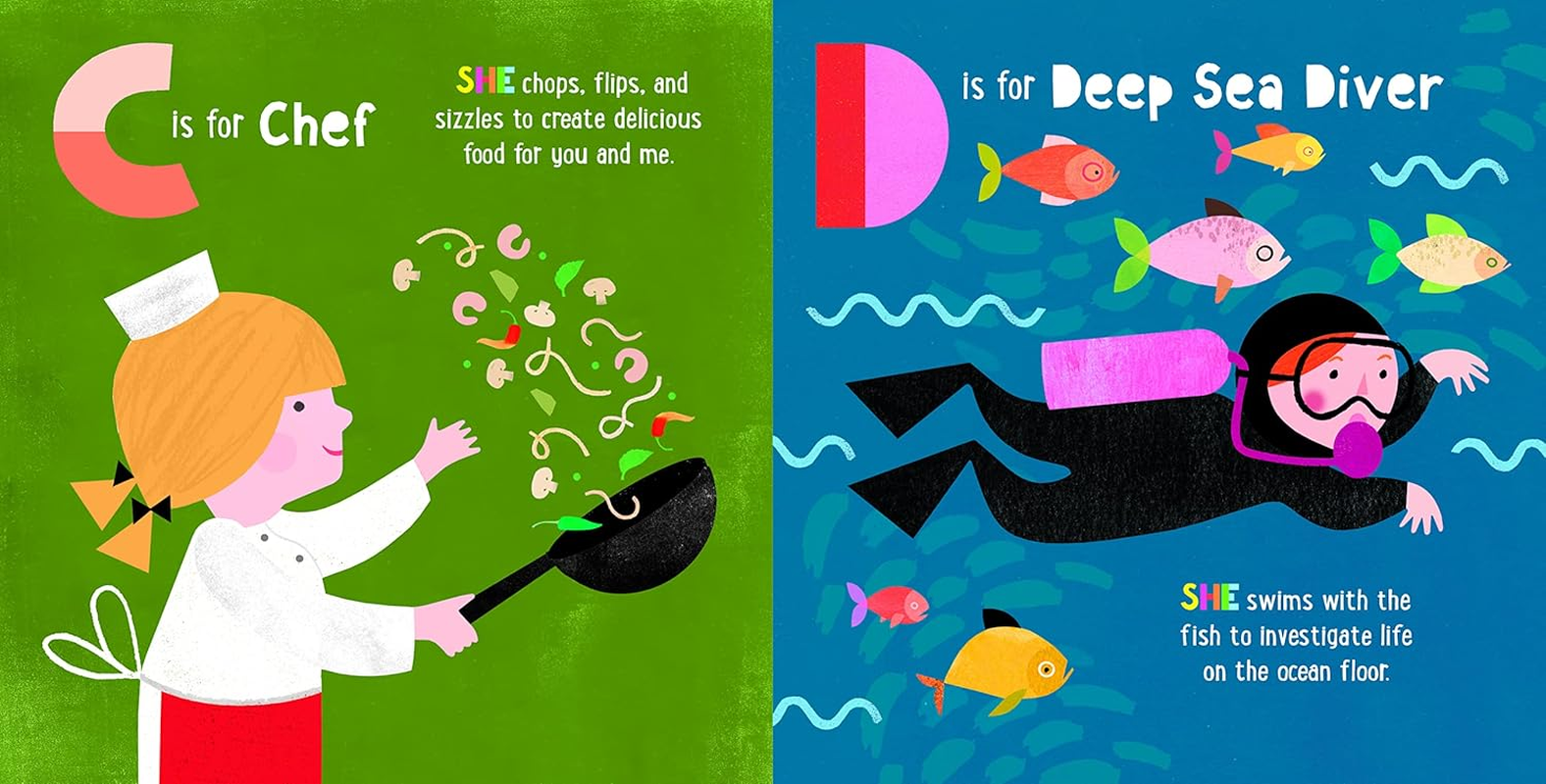 ABC What Can She Be? (ABC for Me): Girls Can Be Anything They Want to Be, from a to Z: 5 image number 5