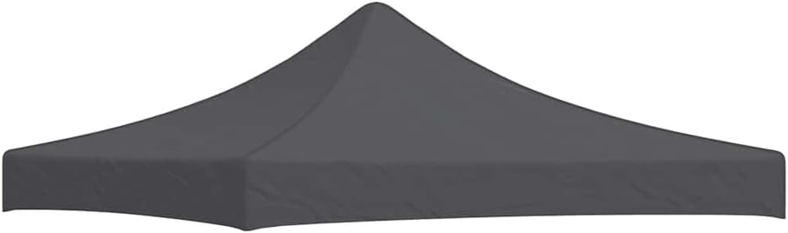 Party Tent Roof 3X6 M Anthracite, Heavy Duty 600D Oxford with PVC Coating, UV Water Resistant Gazebo Canopy Replacement Cover