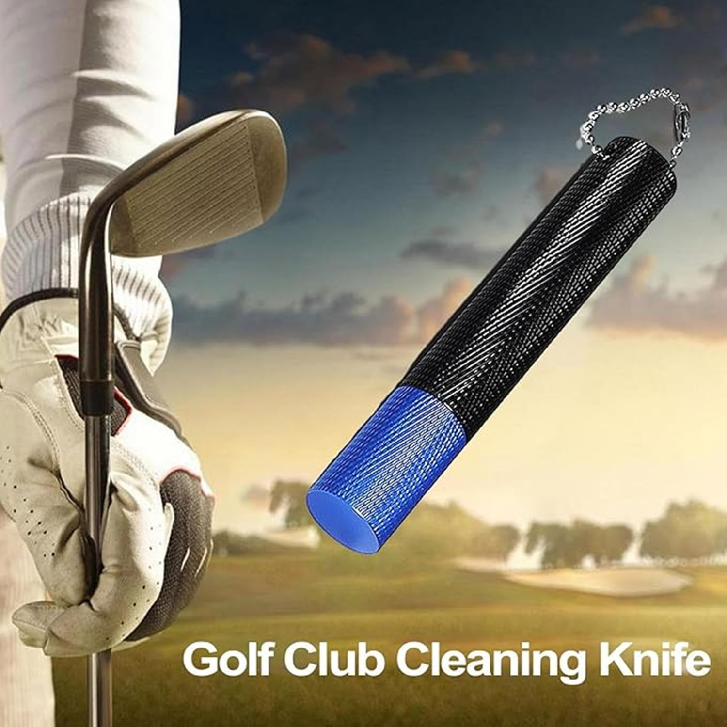 Coehaopike Golf Club Cleaner | Golf Club Groove Sharpener,Wedge Groove Sharpener, Golf Groove Sharpening Tool for Deep Cleaning and Improved Performance with Five-Legged Cutter image number 3