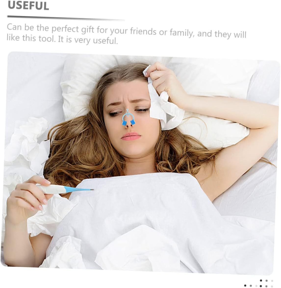 COOLHIYA 16Pcs Nose Clips for Lung Breathing Training Nasal Stopper Clips for Improved Breathing Nose Strips for Breathing Comfortable and Nose Clips image number 2