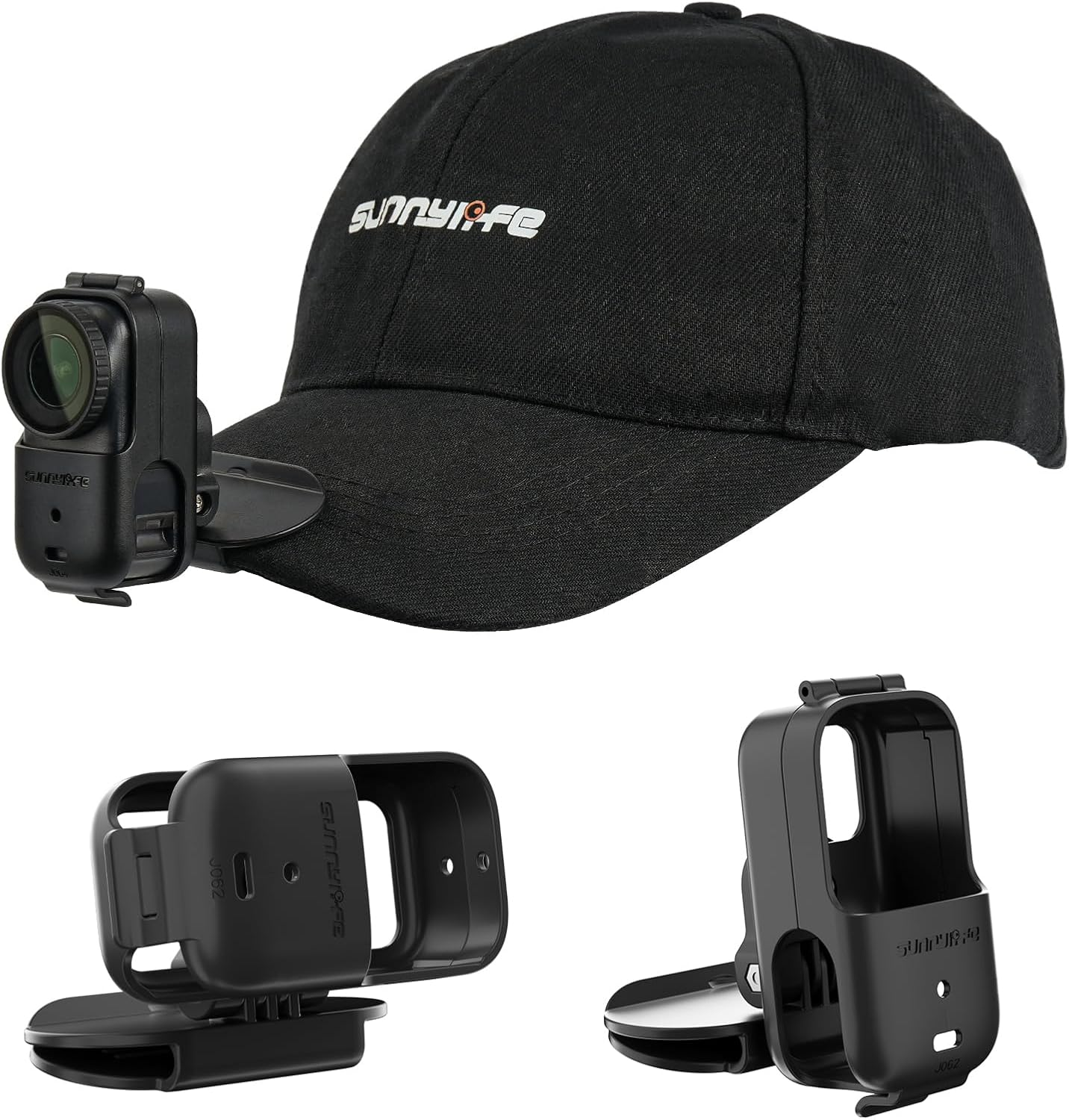 Sinyutia Camera Hat Clip for DJI Osmo Nano, Vertical & Horizontal Adjustable Baseball Cap Mount Bracket for DJI Osmo Nano Accessories, Quick Release Hat Mount image number 3