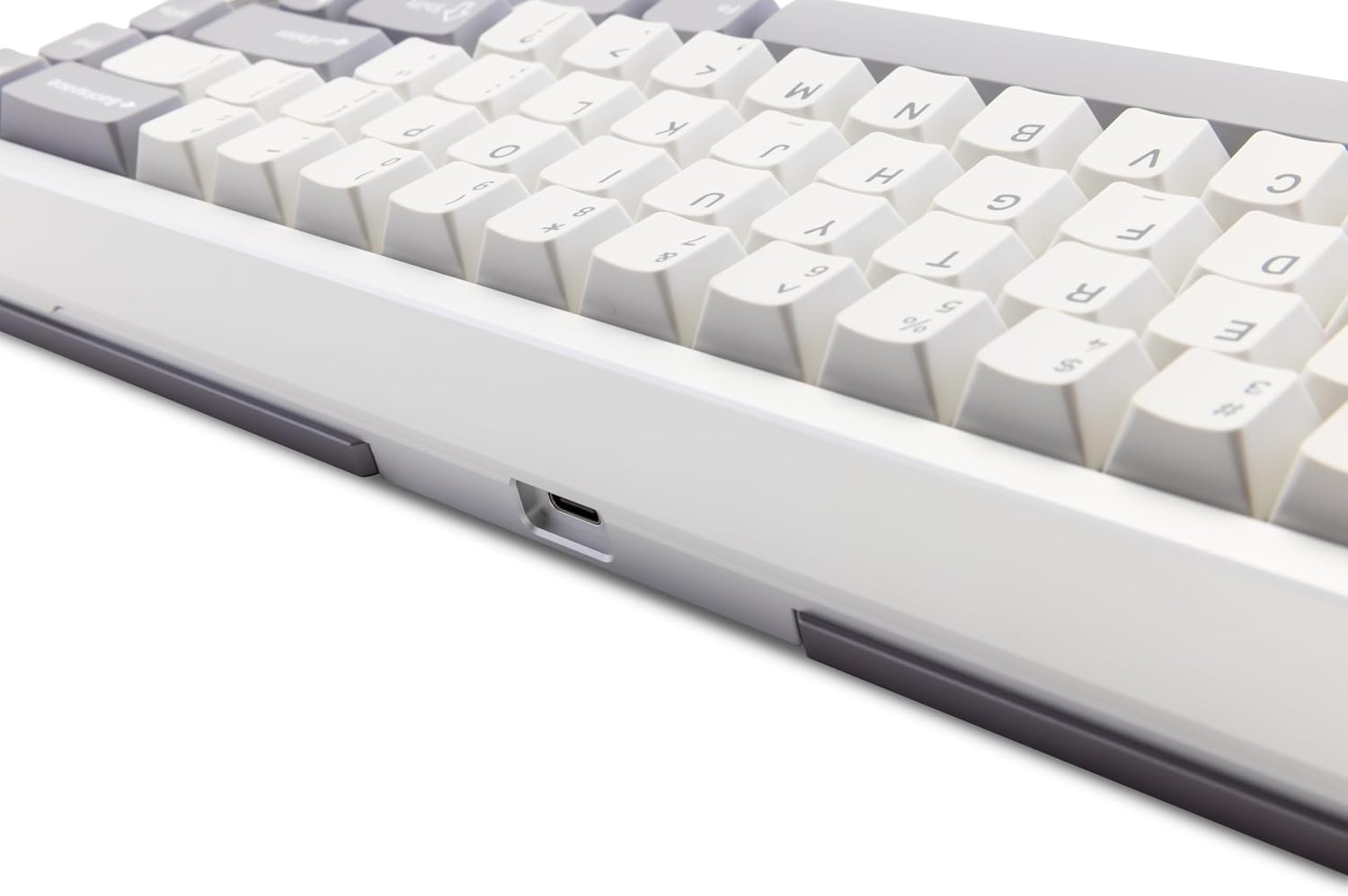 WOBKEY Zen 65 65% Quick Release Wireless Mechanical Keyboard with RGB, CNC Aluminum Case, Hot-Swappable, via Support, BT/2.4G/USB-C Gaming Keyboard for Mac/Windows (Ultra Silver)