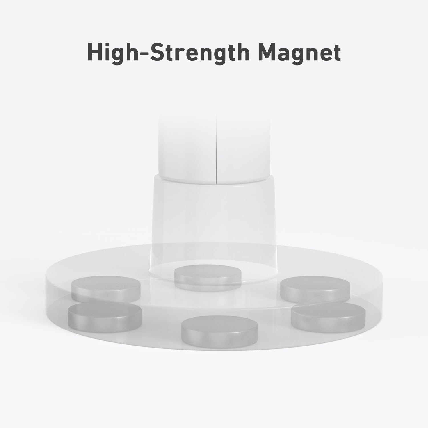 Holicfun Indoor Outdoor Camera Magnetic Mount, Compatible with Ring, Blink, Eufy, Google Nest, Wyze, Arlo, Simplisafe, Reolink, and Tapo Cameras - White image number 1