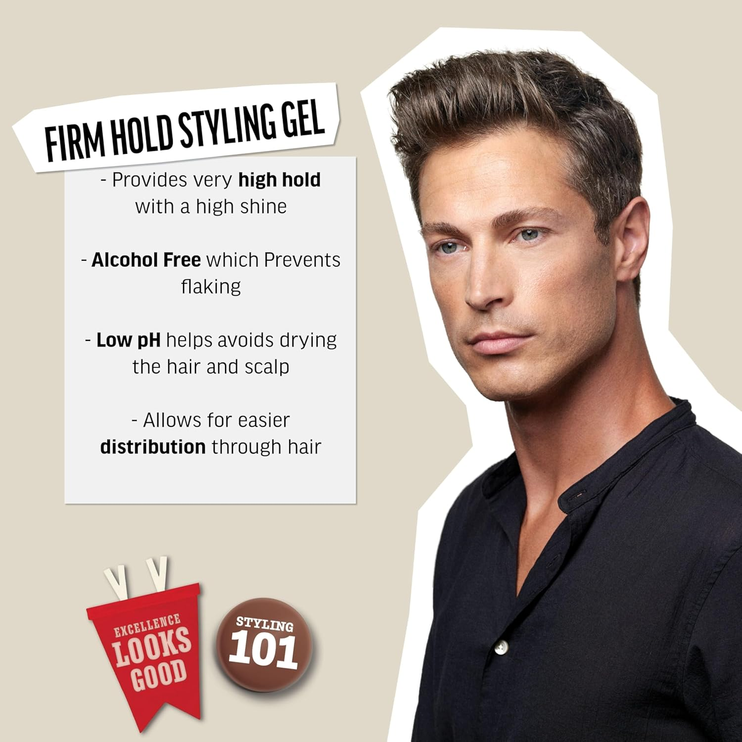 American Crew Firm Hold Styling Gel Tube image number 3