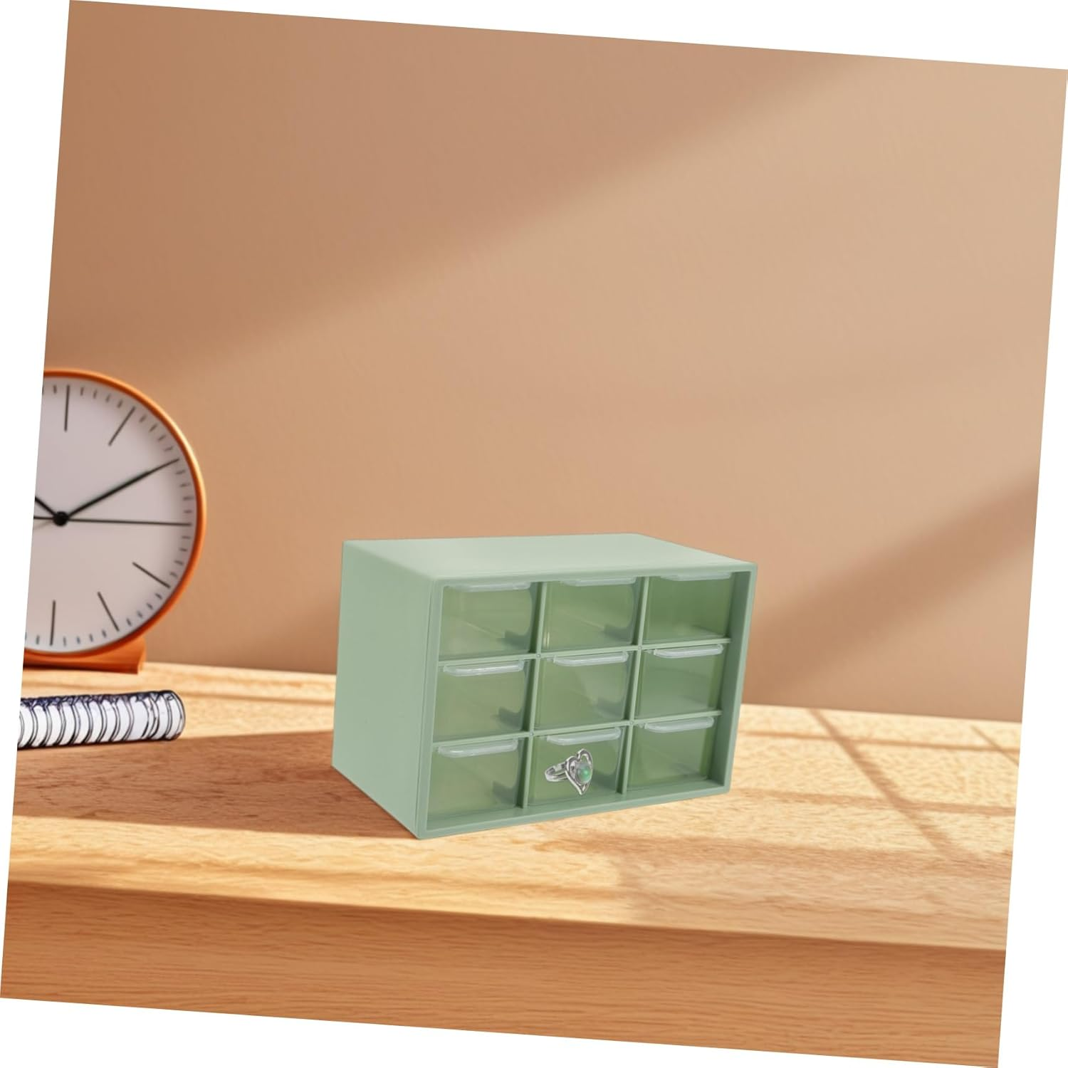 GANAZONO Plastic Storage Box Compartment Makeup Organizer for Teacher Toolbox Craft Supplies Office Desktop Rv Home image number 6